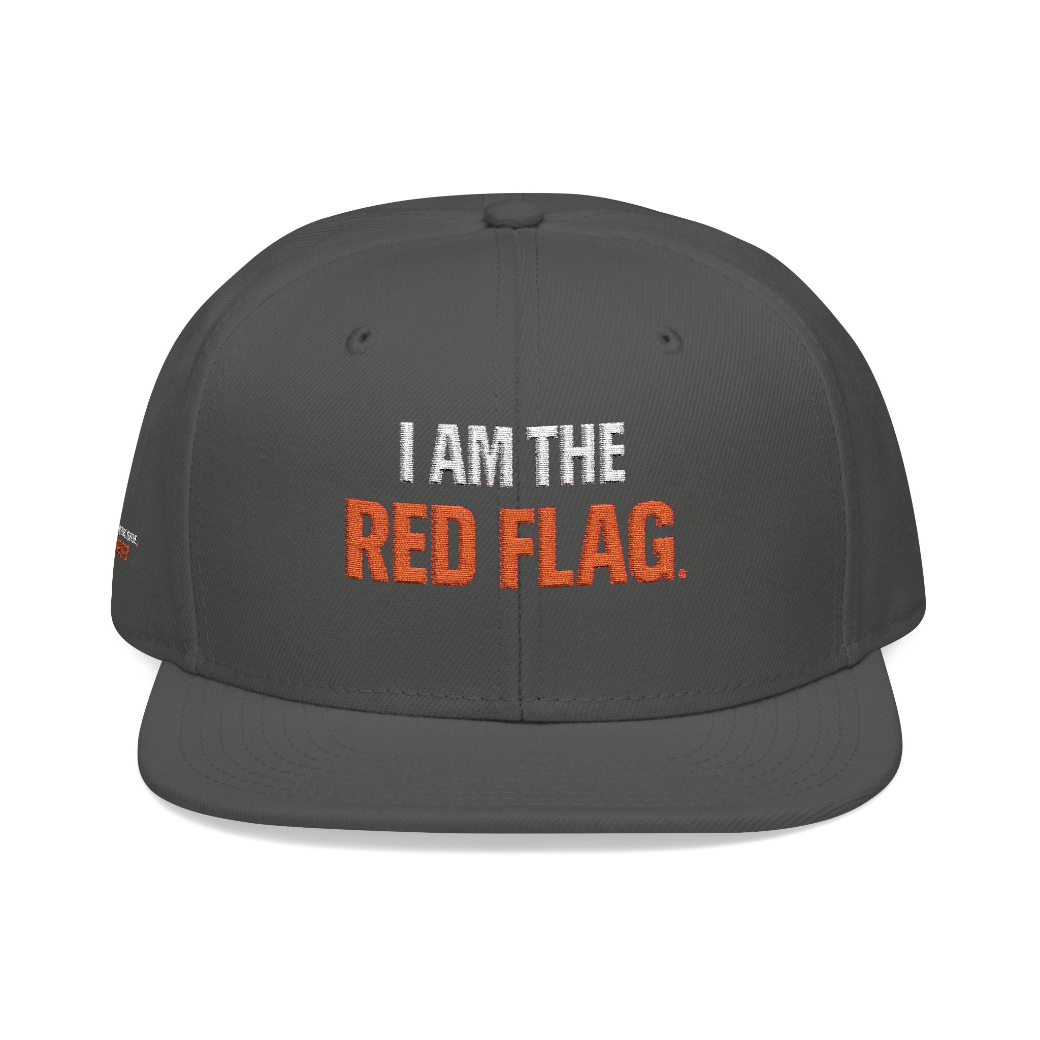 Snapback Hat — I AM THE DEVIL. Embroidered Streetwear Cap