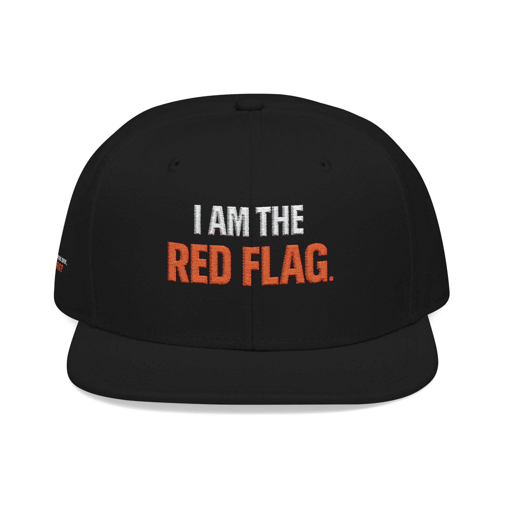 Snapback Hat — I AM THE DEVIL. Embroidered Streetwear Cap
