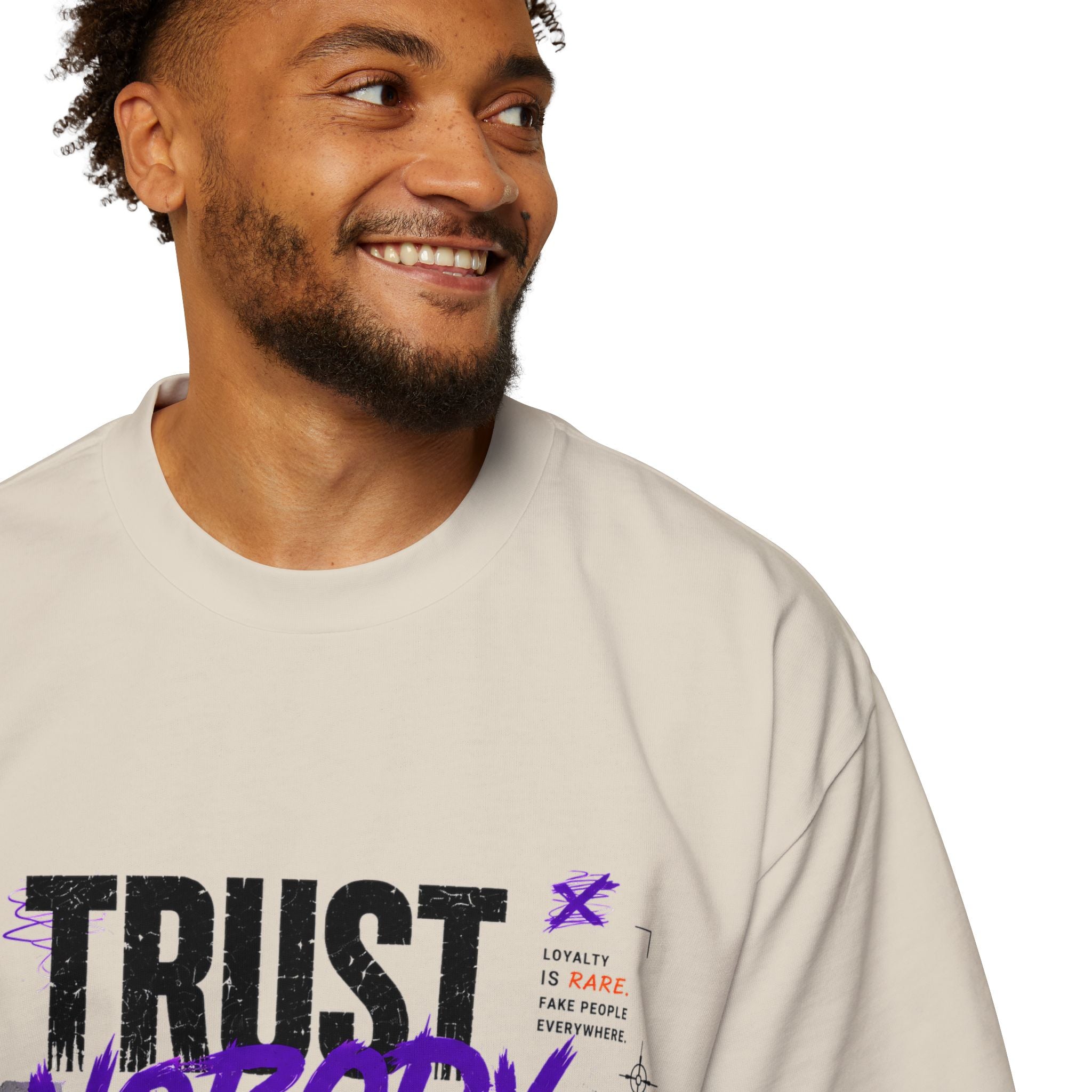 Trust Nobody Graphic Tee — Men's Oversized Streetwear T‑Shirt