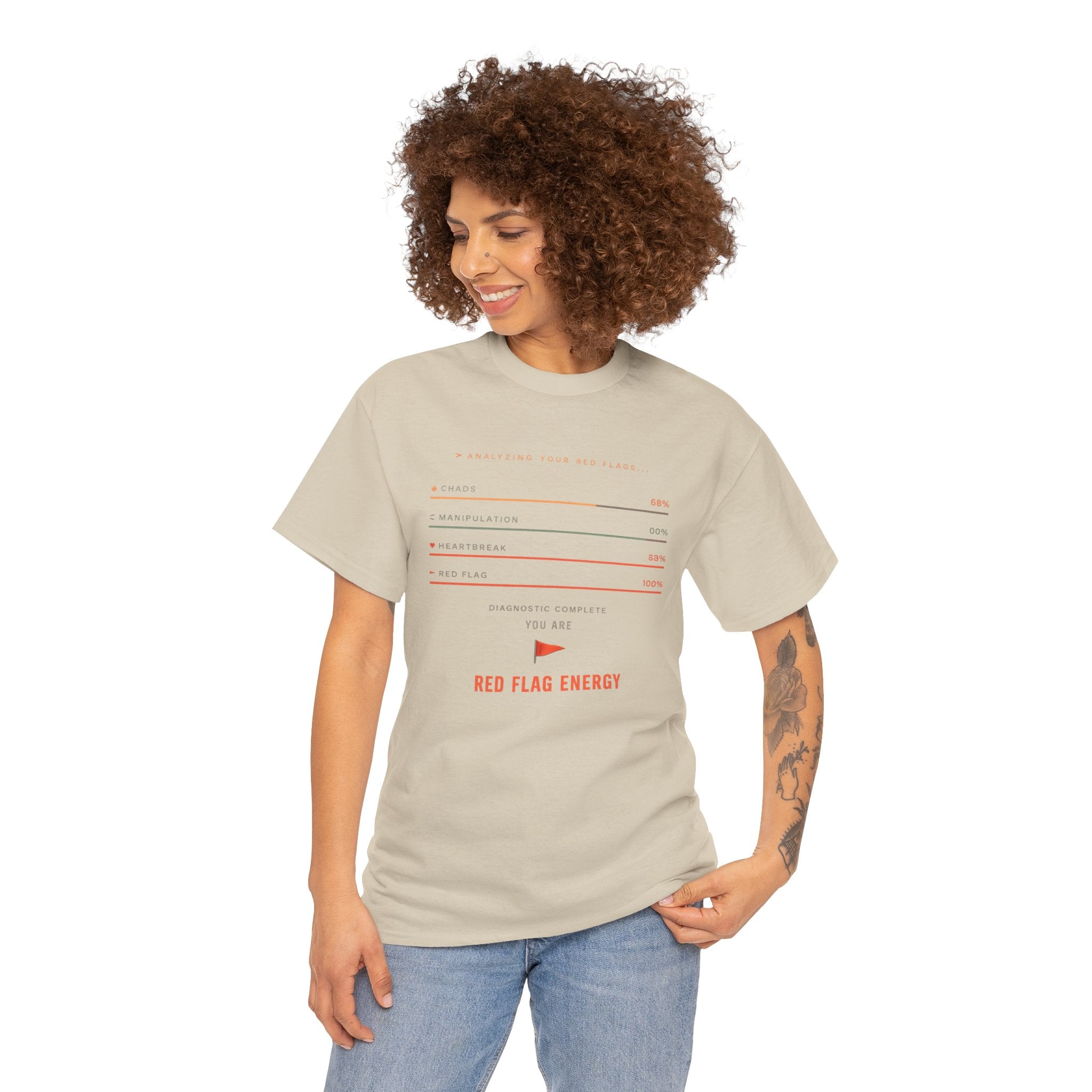Red Flag Energy Graphic Tee