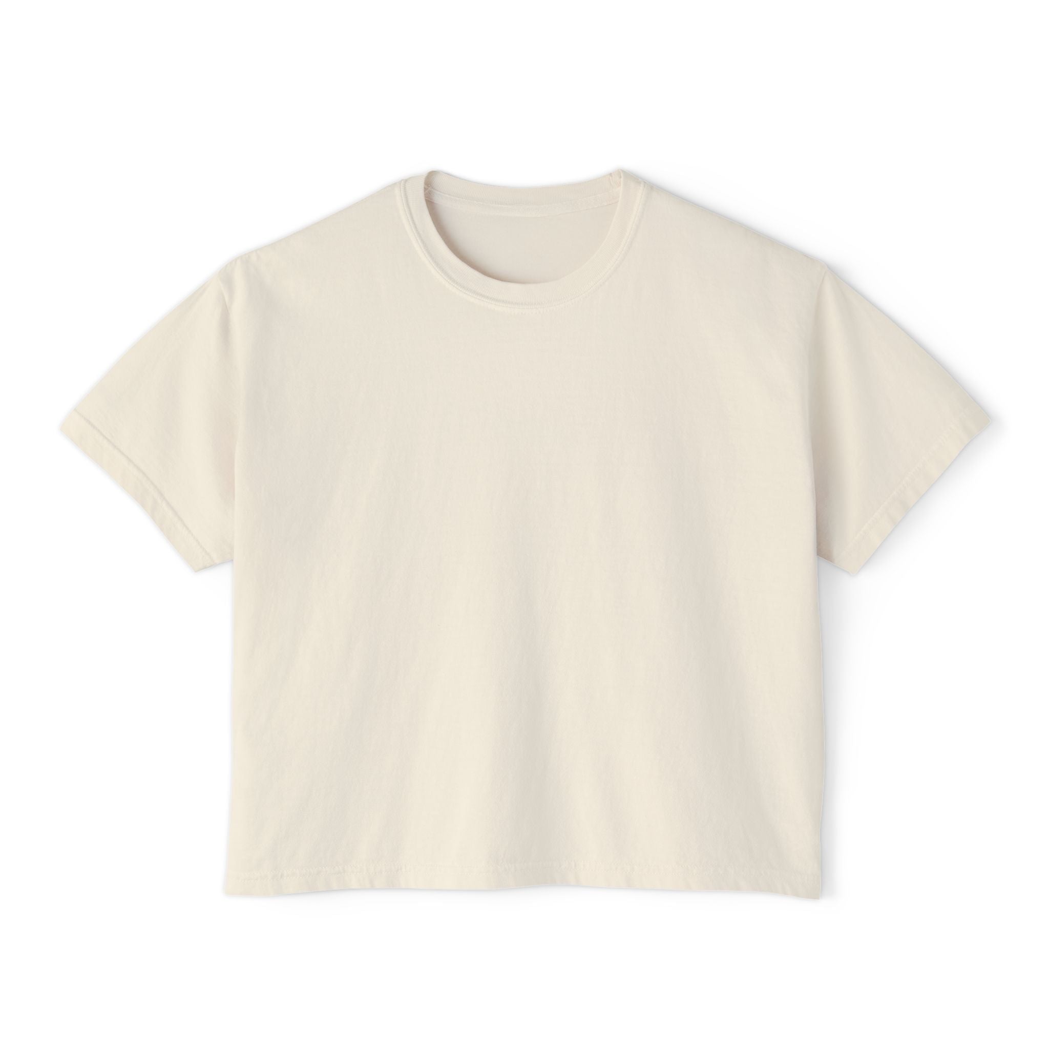 Red Flag Energy Women's Boxy Tee – Bold Graphic Back Print