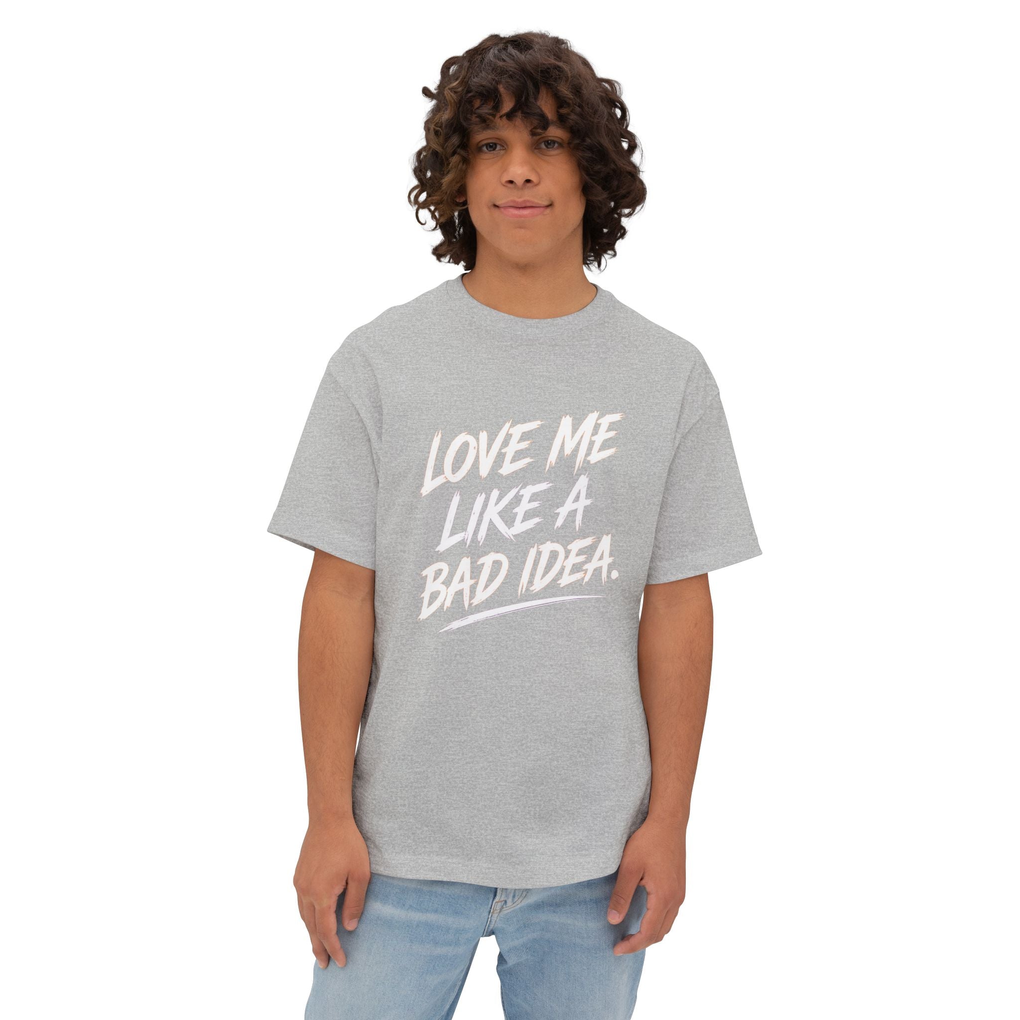 Boxy Tee — Subtle Pastel Confetti Graphic