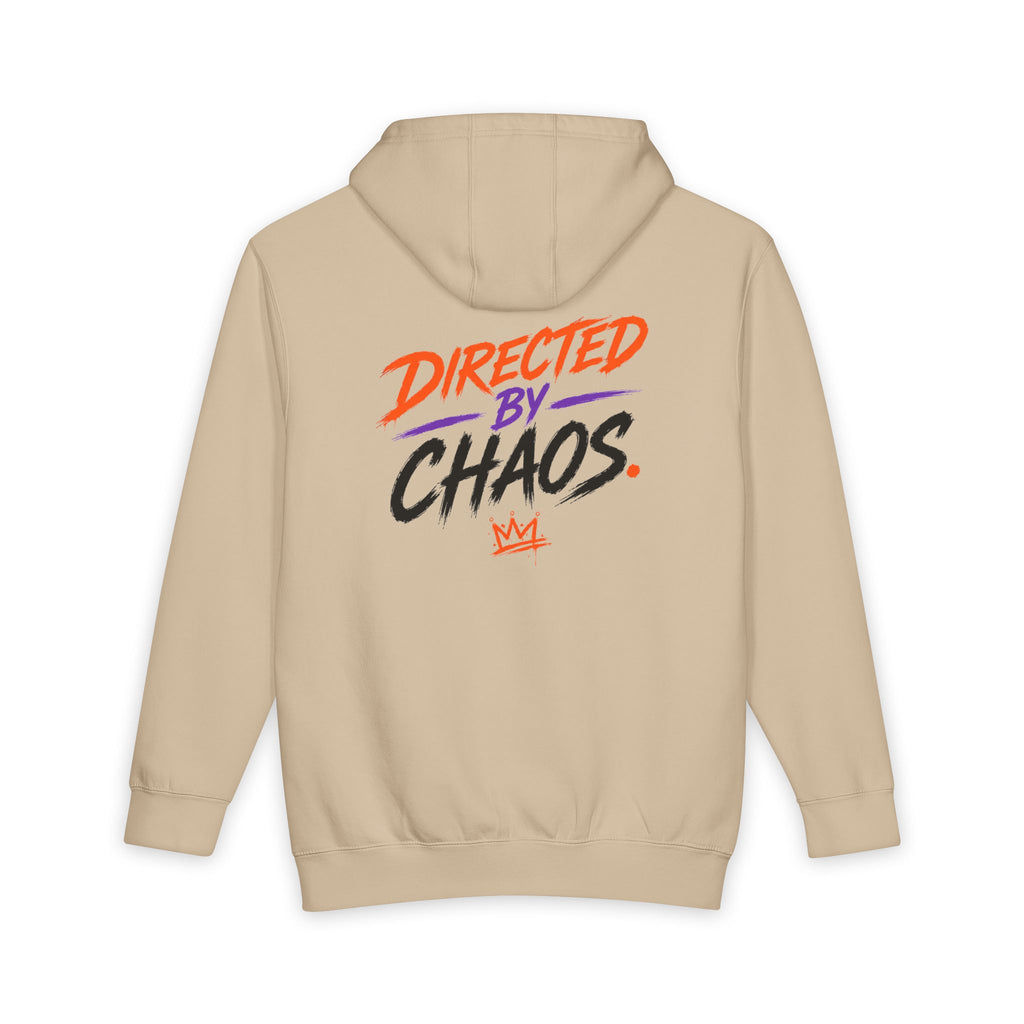 Directed By Chaos Hoodie — "Love Me Like a Bad Idea" Graphic Pullover