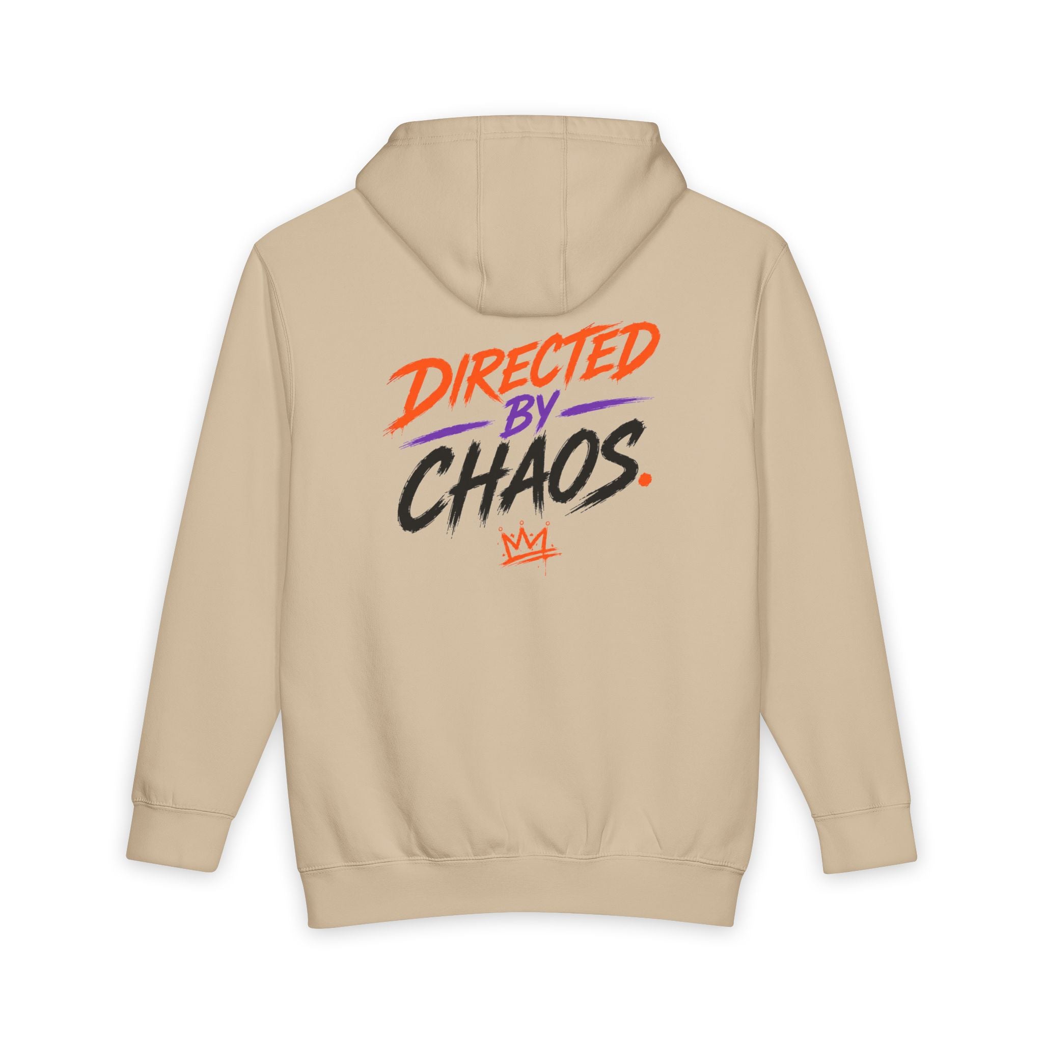 Directed By Chaos Hoodie — "Love Me Like a Bad Idea" Graphic Pullover