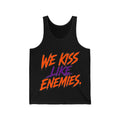 Tank Top — "We Kiss Like Enemies" Graphic Romantic Couple Tank