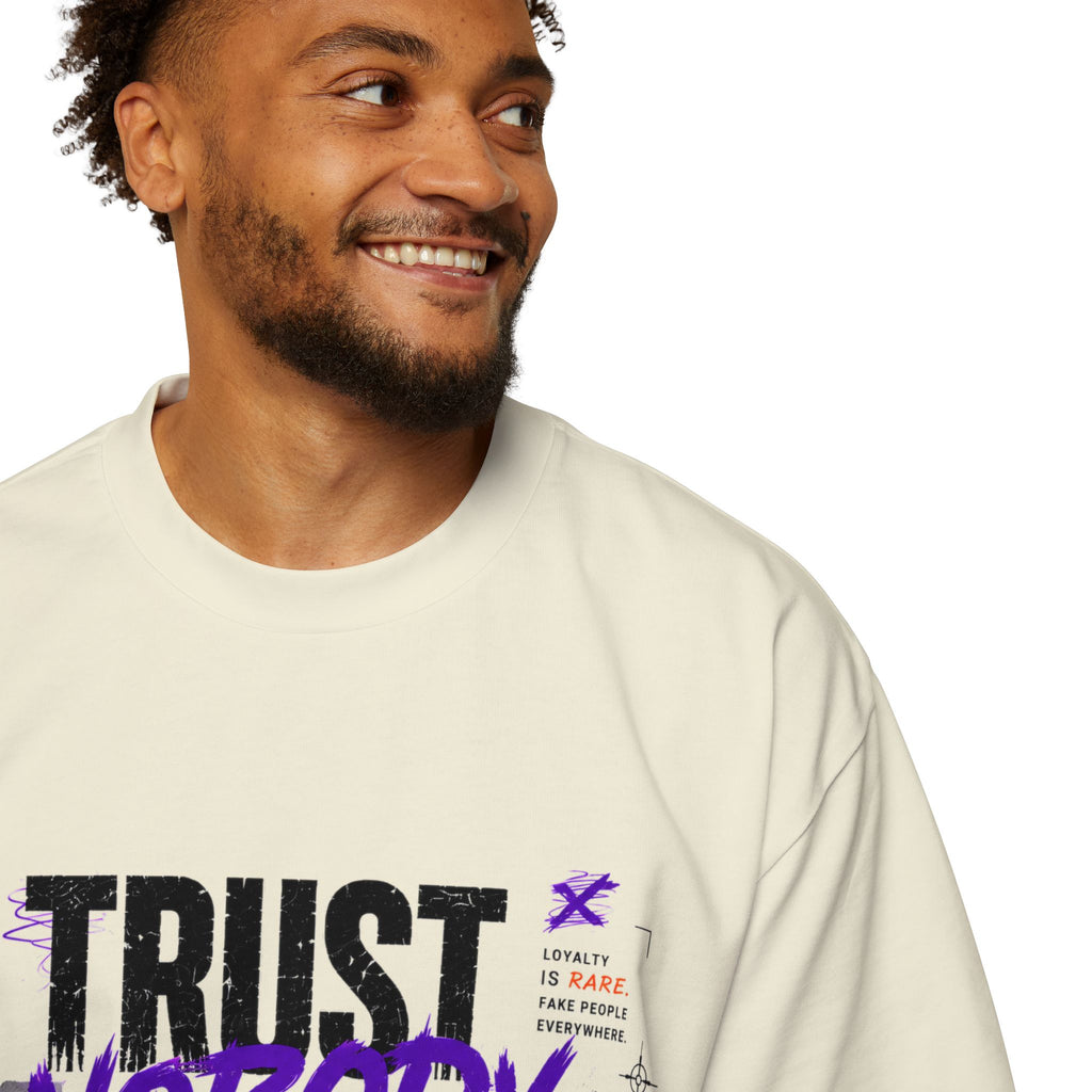 Trust Nobody Graphic Tee — Men's Oversized Streetwear T‑Shirt