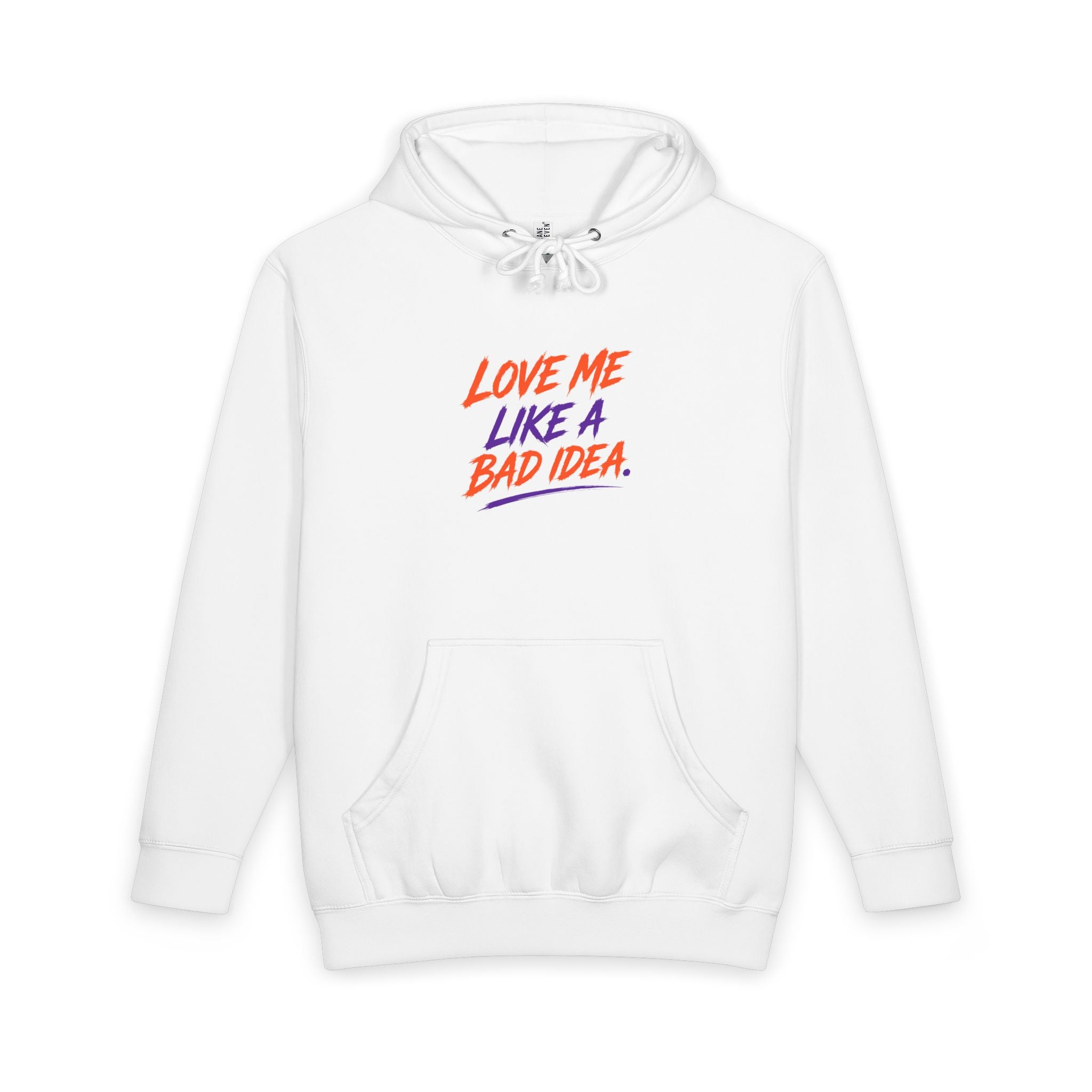 Directed By Chaos Hoodie — "Love Me Like a Bad Idea" Graphic Pullover