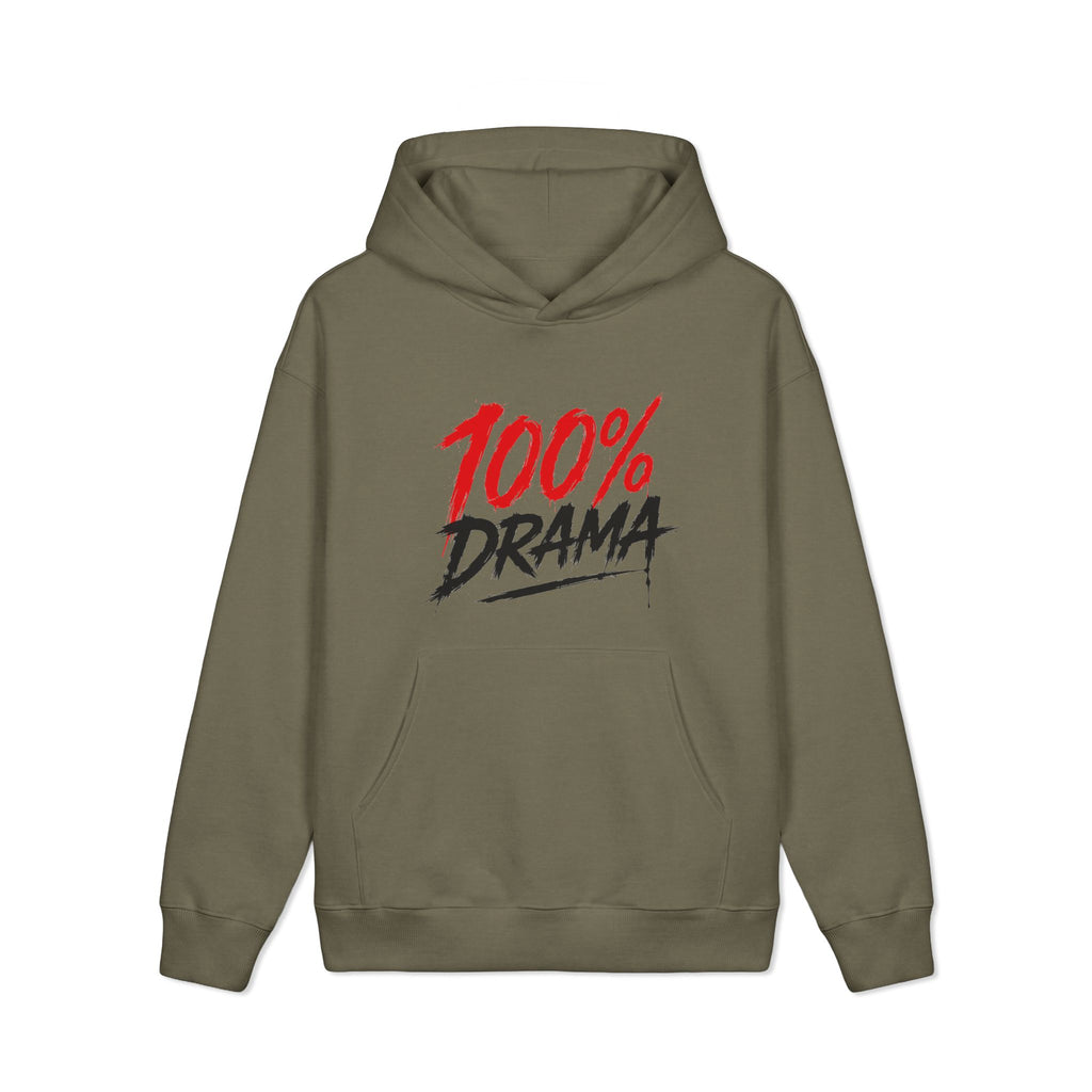 Hoodie - "100% Drama / Your Next Obsession" Graphic Pullover