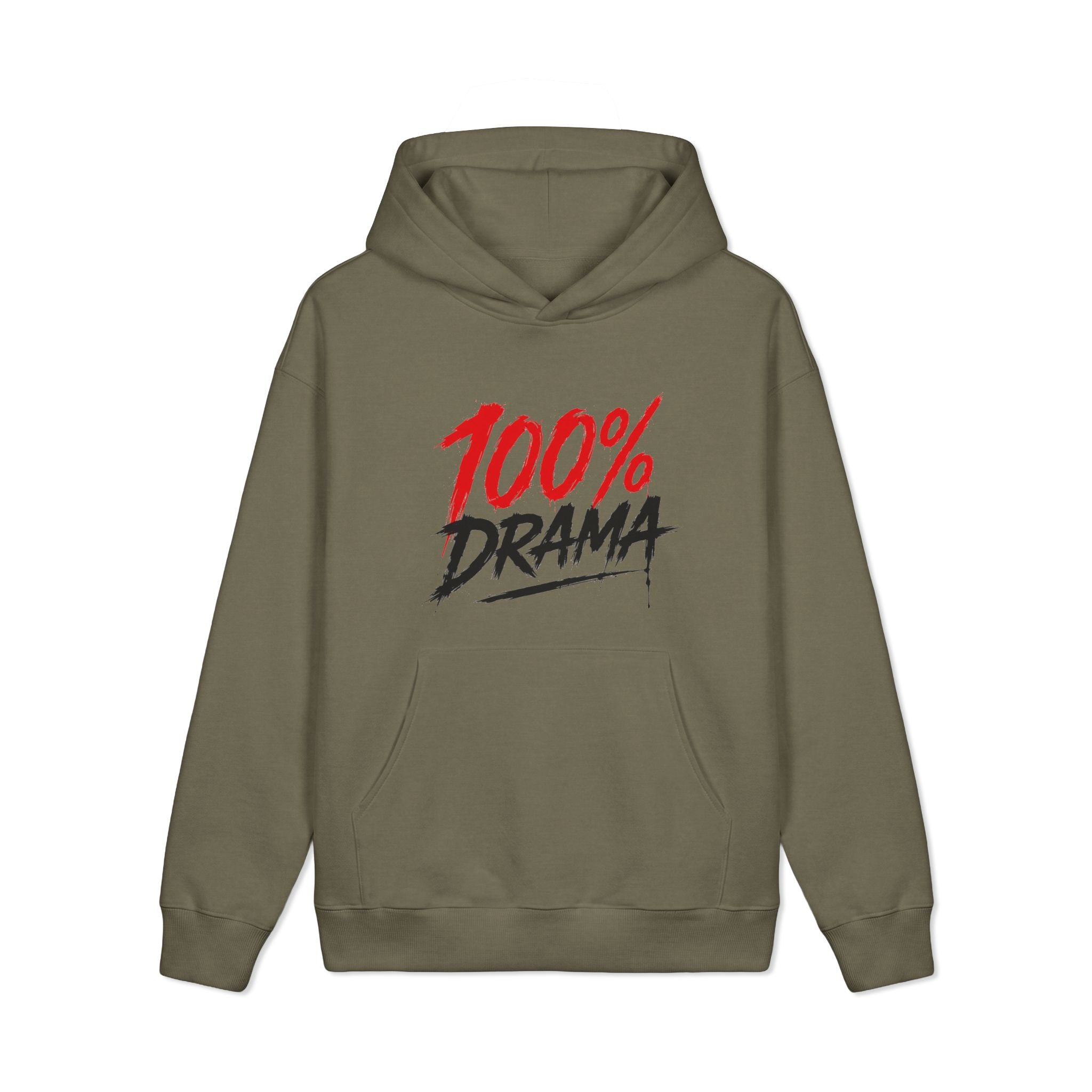 Hoodie - "100% Drama / Your Next Obsession" Graphic Pullover