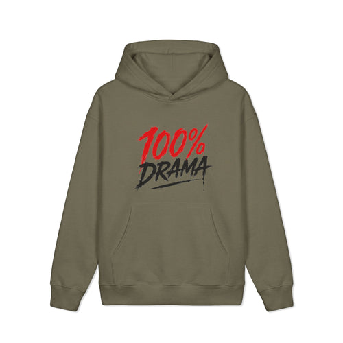 "100% Drama" — Graphic Hoodie