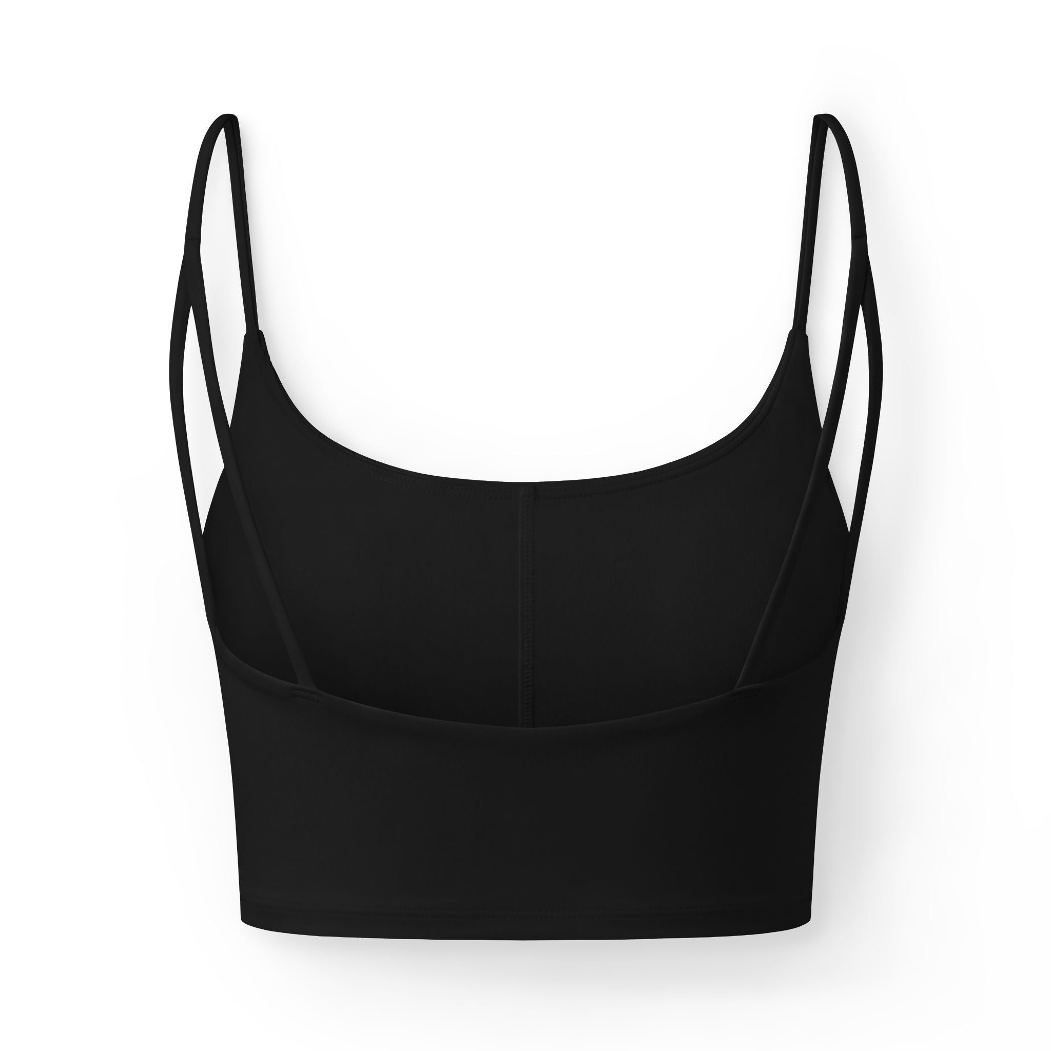 Women's Luxe Bra — 'Team Red Flags' Crop Bralette