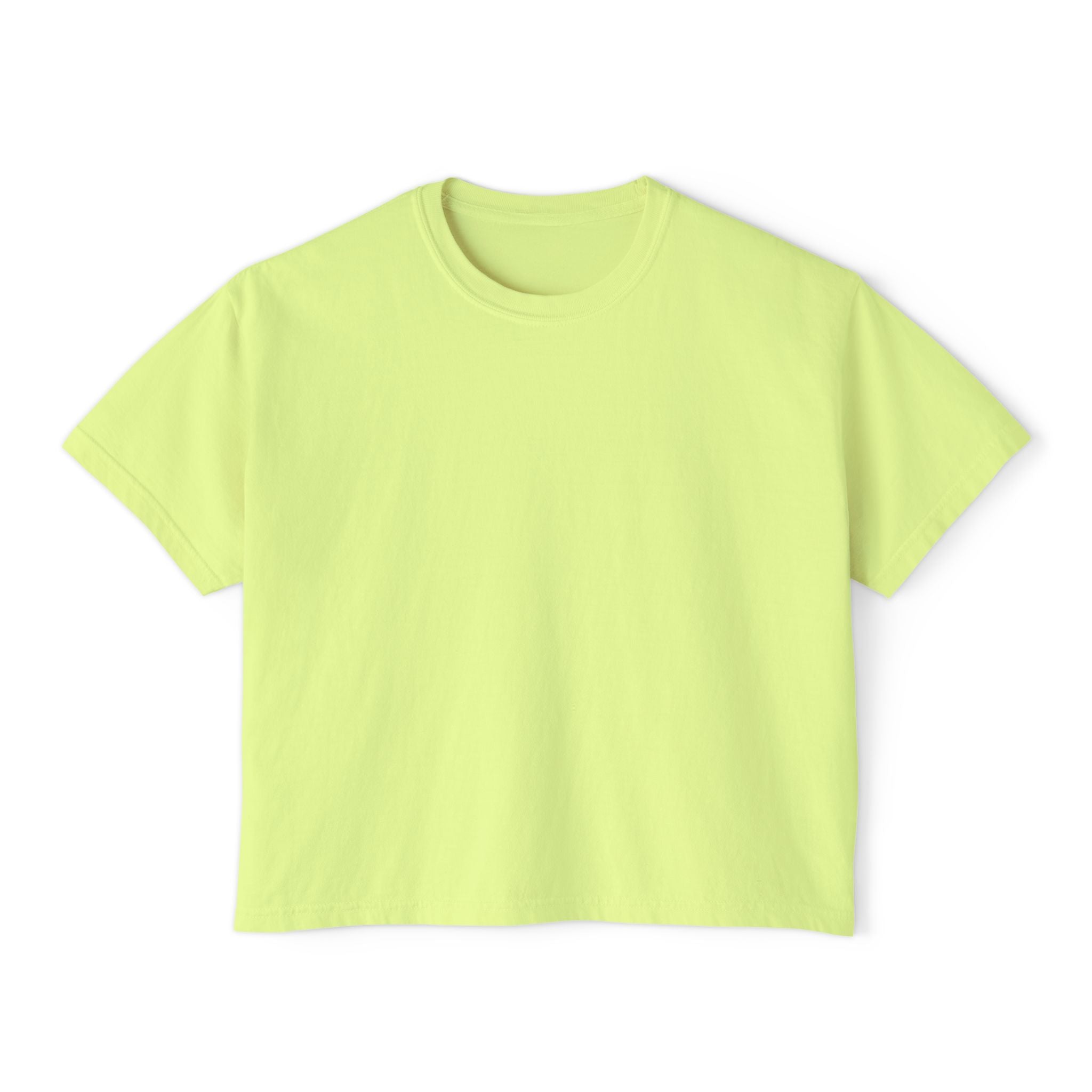 Red Flag Energy Women's Boxy Tee – Bold Graphic Back Print