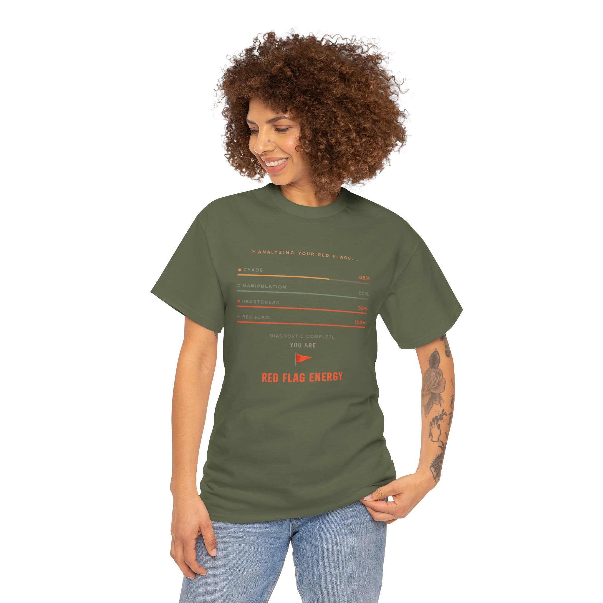 Red Flag Energy Graphic Tee