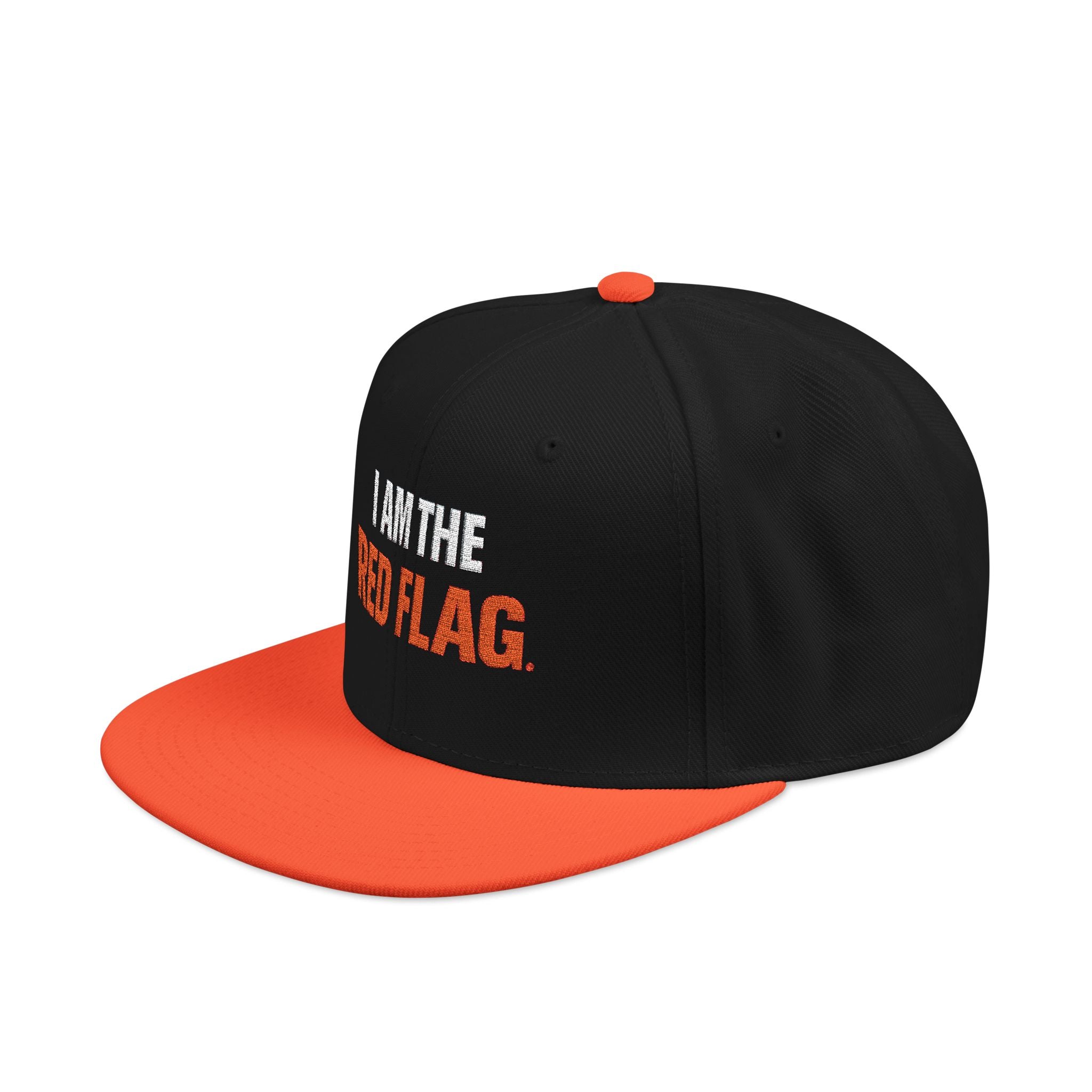 Snapback Hat — I AM THE DEVIL. Embroidered Streetwear Cap