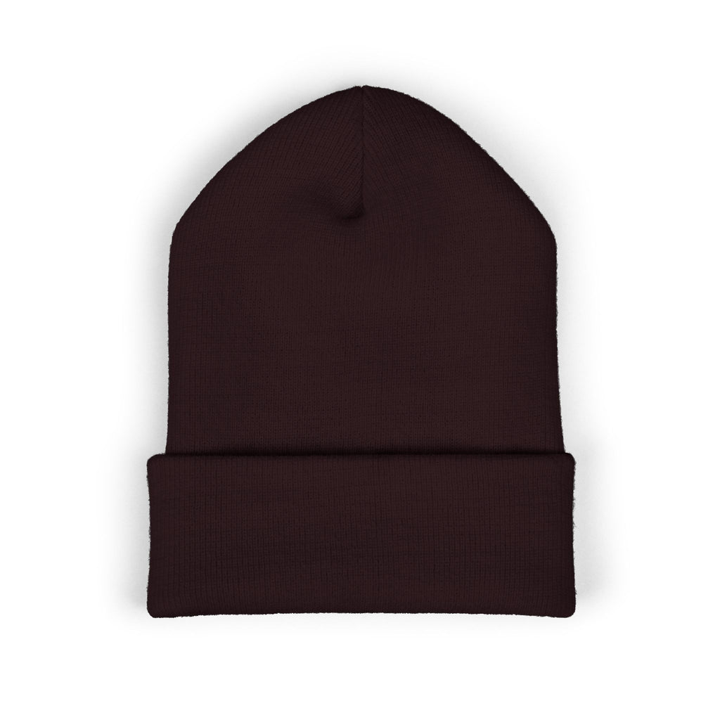 Embroidered 'Team Red Flags' Cuffed Beanie