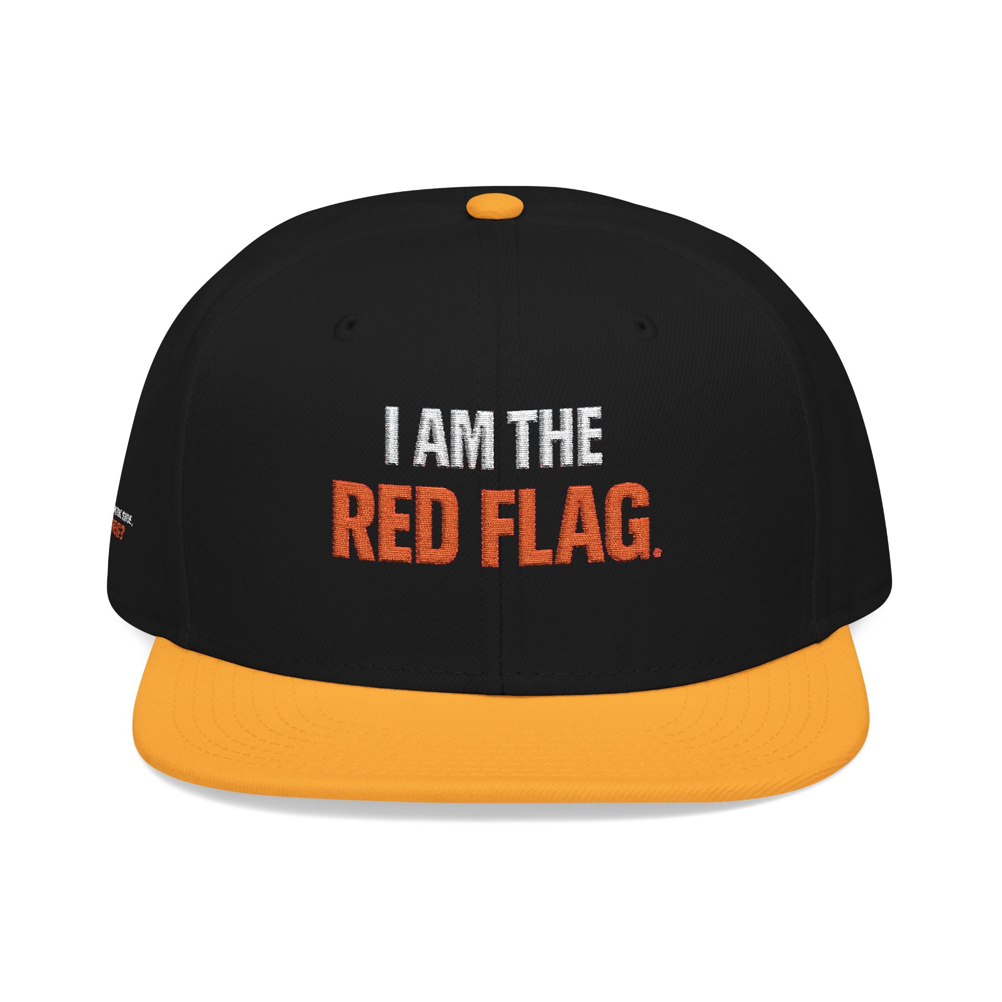 Snapback Hat — I AM THE DEVIL. Embroidered Streetwear Cap
