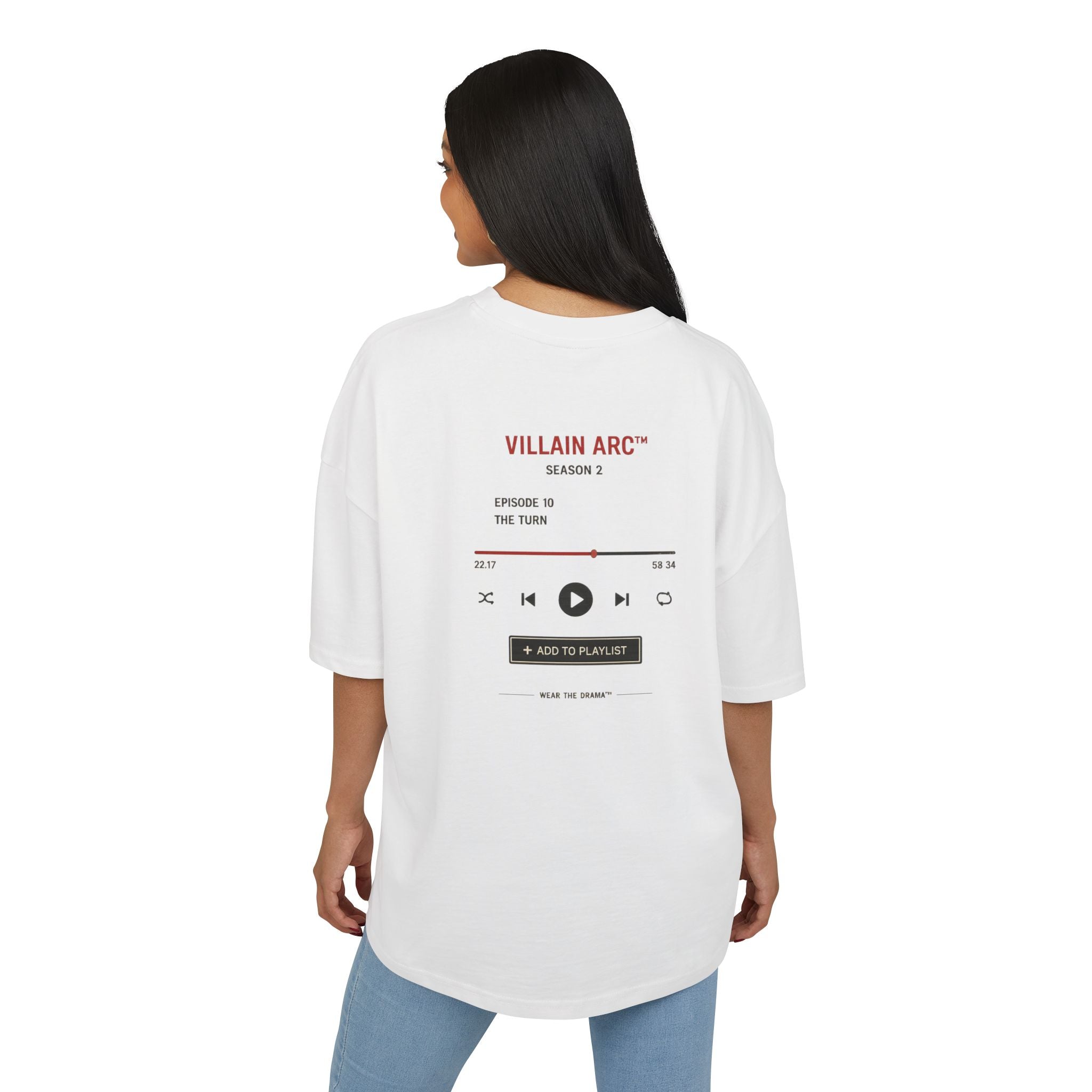 Now Playing Tee — "Wear the Drama" Music Player Graphic T-Shirt