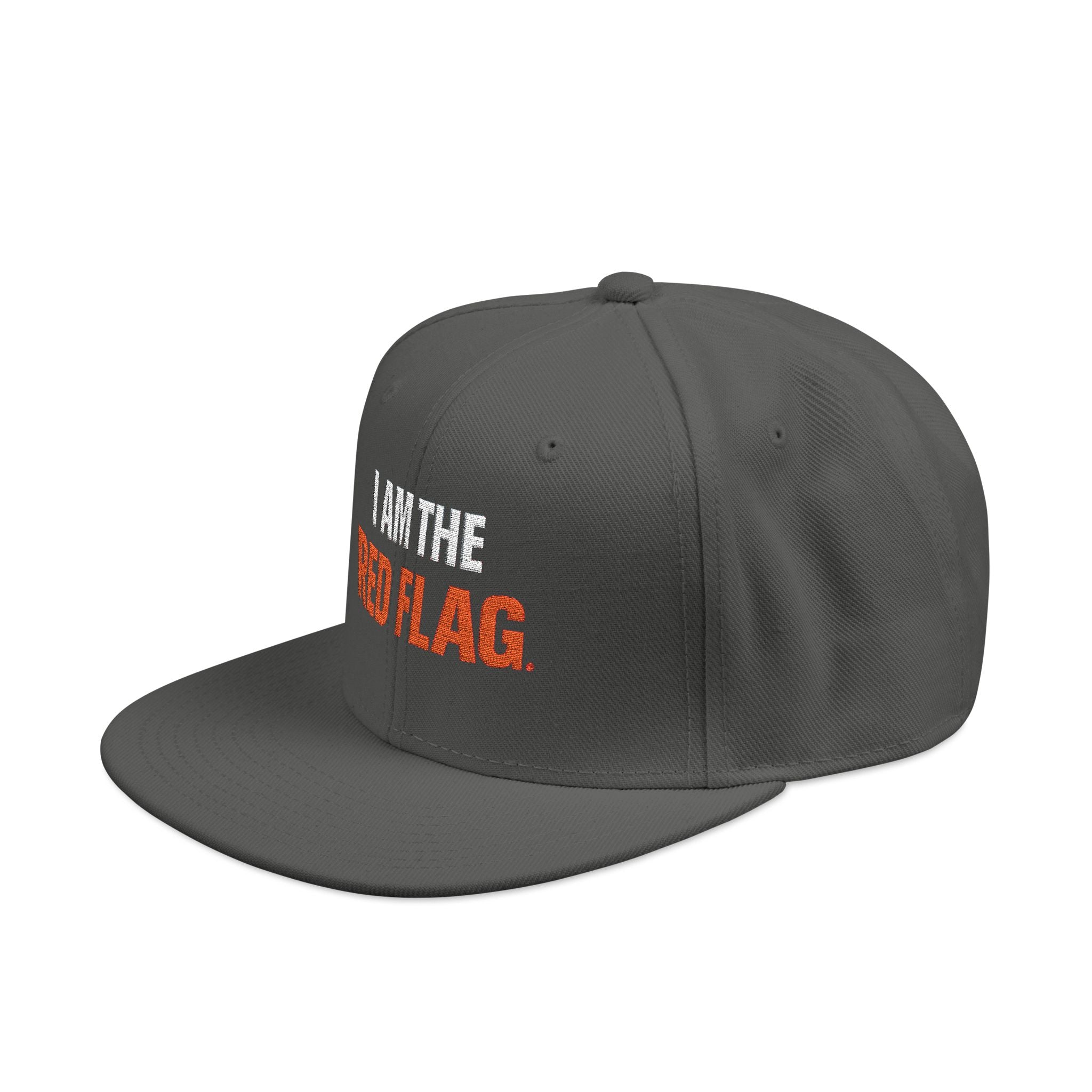 Snapback Hat — I AM THE DEVIL. Embroidered Streetwear Cap