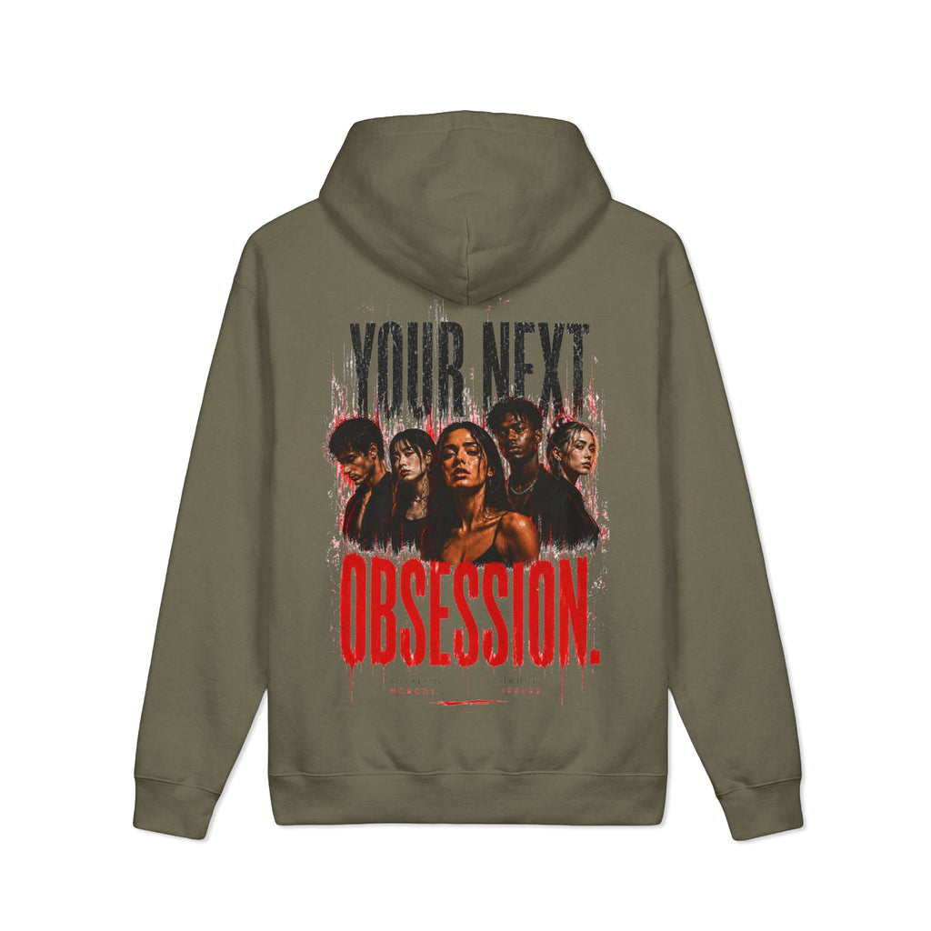 Hoodie - "100% Drama / Your Next Obsession" Graphic Pullover