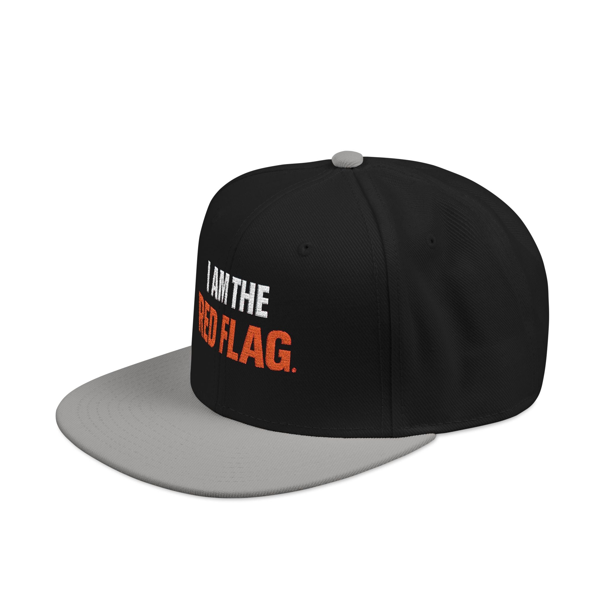 Snapback Hat — I AM THE DEVIL. Embroidered Streetwear Cap