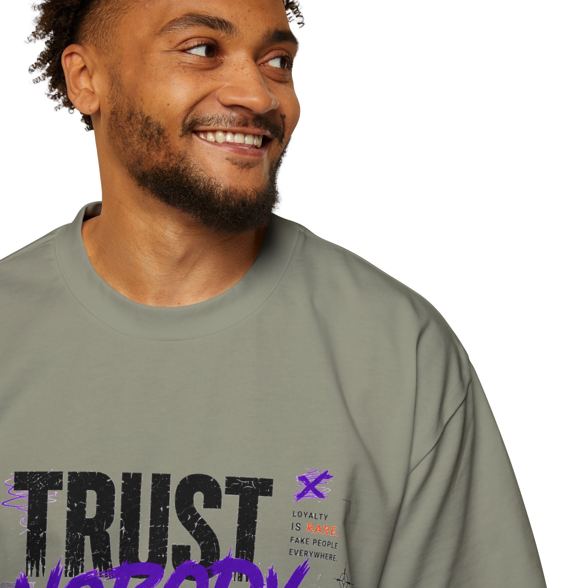 Trust Nobody Graphic Tee — Men's Oversized Streetwear T‑Shirt