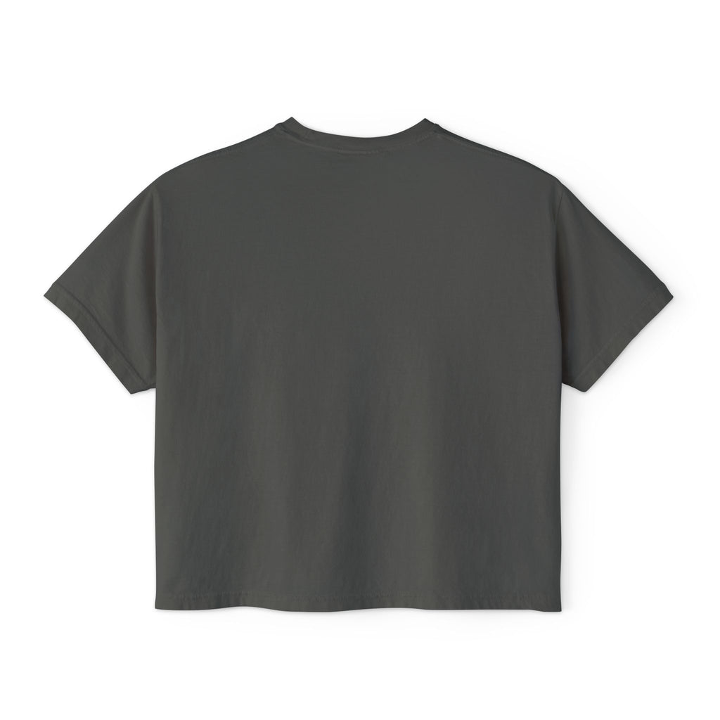 Boxy Tee — "100% Drama. Zero Filtre." Graphic Women's Crop Top
