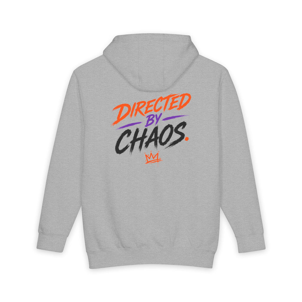 Directed By Chaos Hoodie — "Love Me Like a Bad Idea" Graphic Pullover