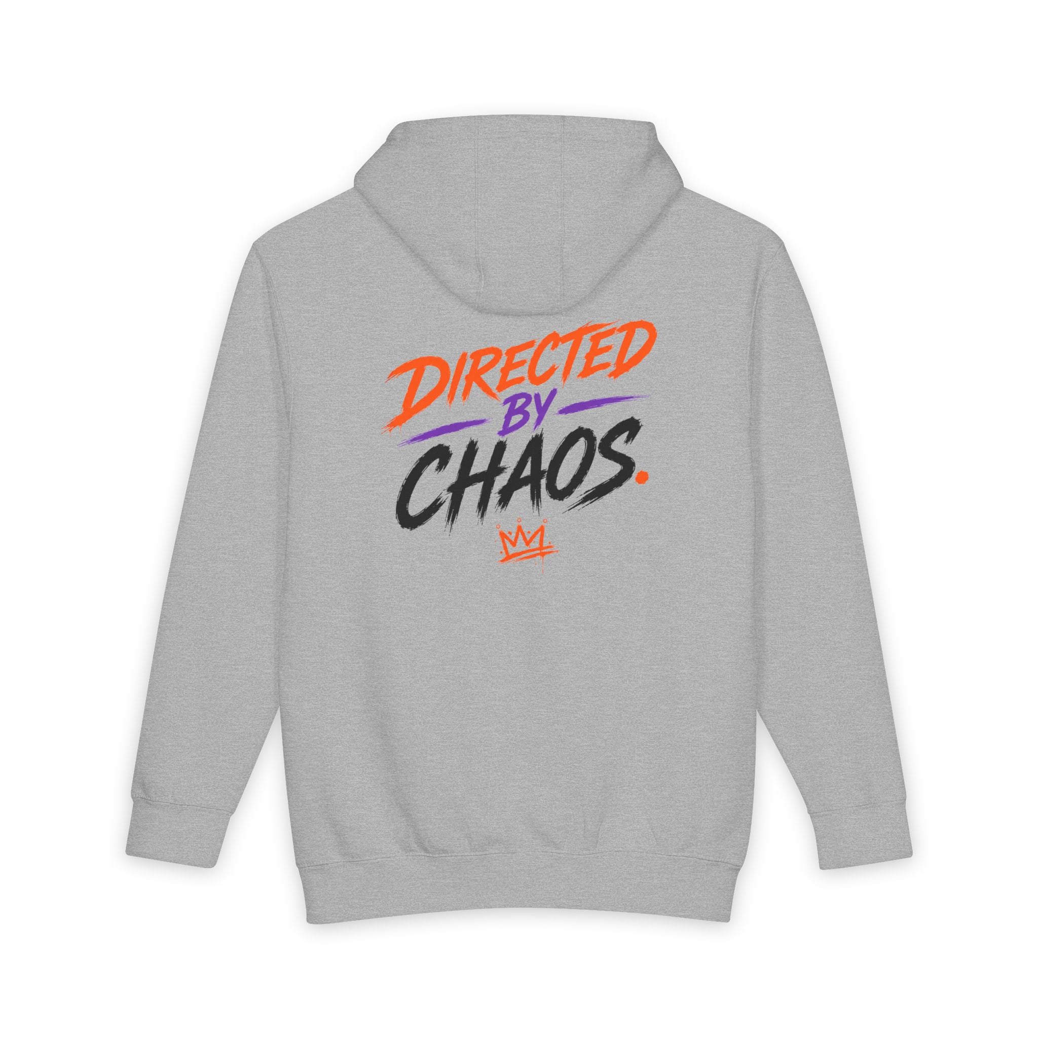 Directed By Chaos Hoodie — "Love Me Like a Bad Idea" Graphic Pullover