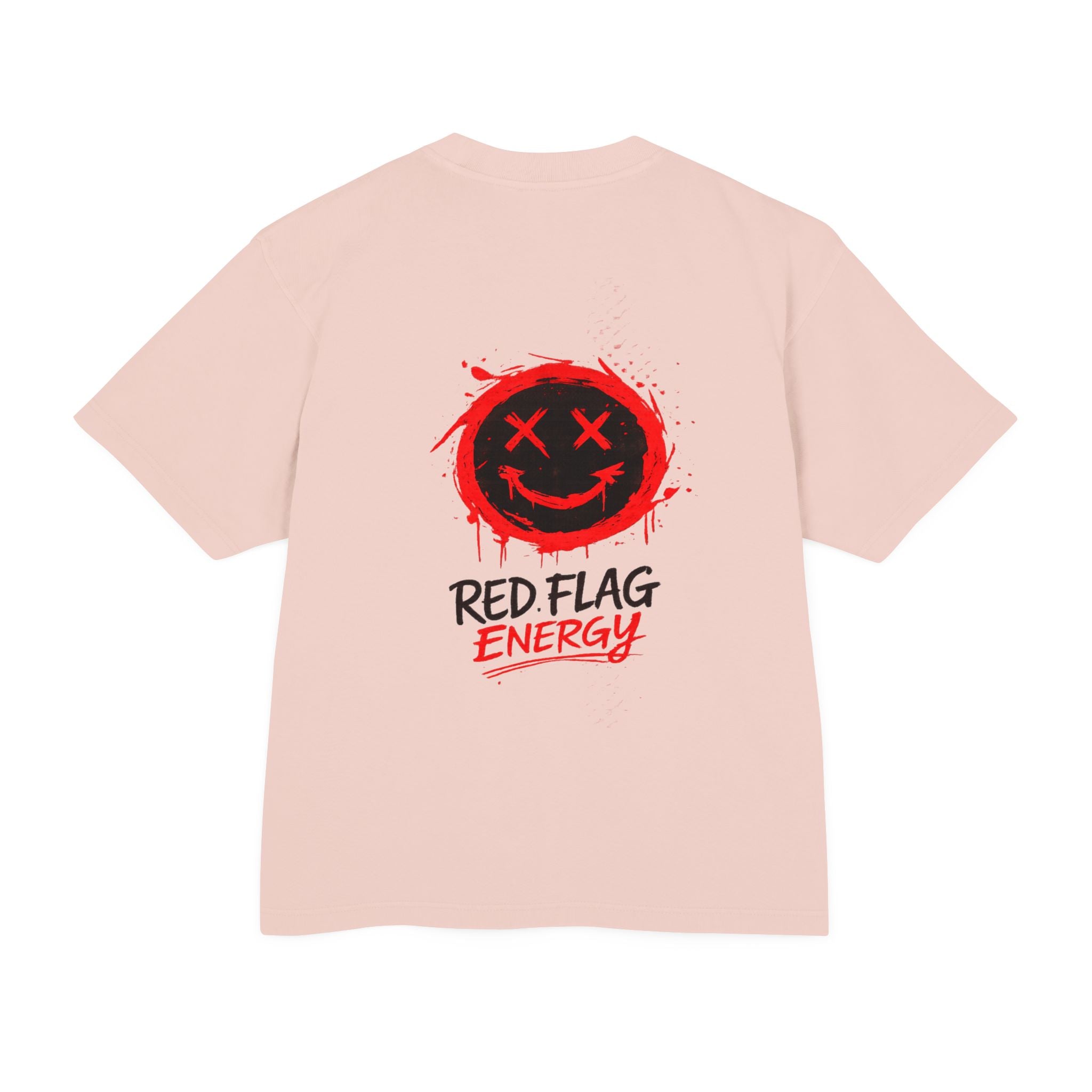Red Flag Energy Tee — "Expert in Bad Choice and Worst Timing" Graphic T-Shirt