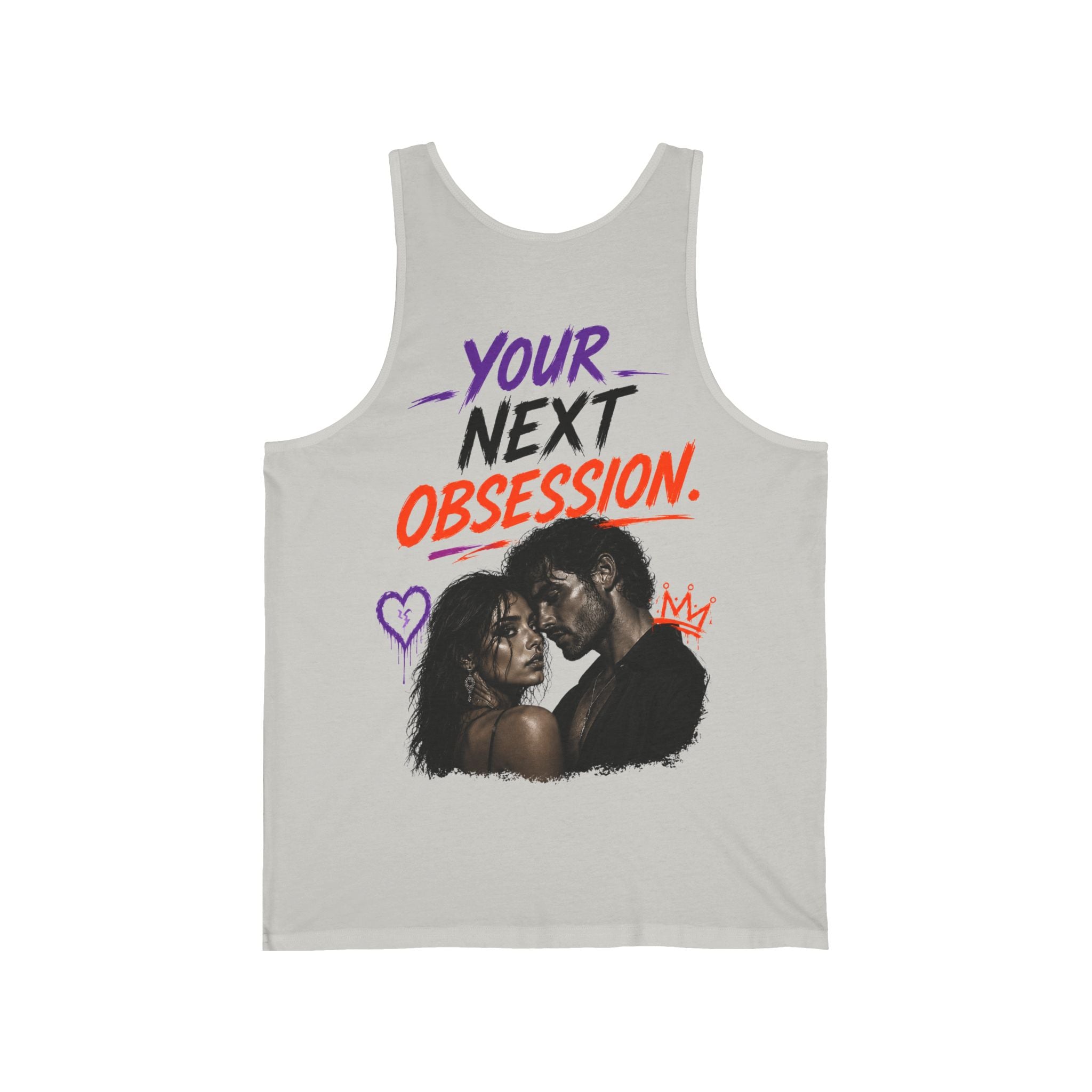 Tank Top — "We Kiss Like Enemies" Graphic Romantic Couple Tank