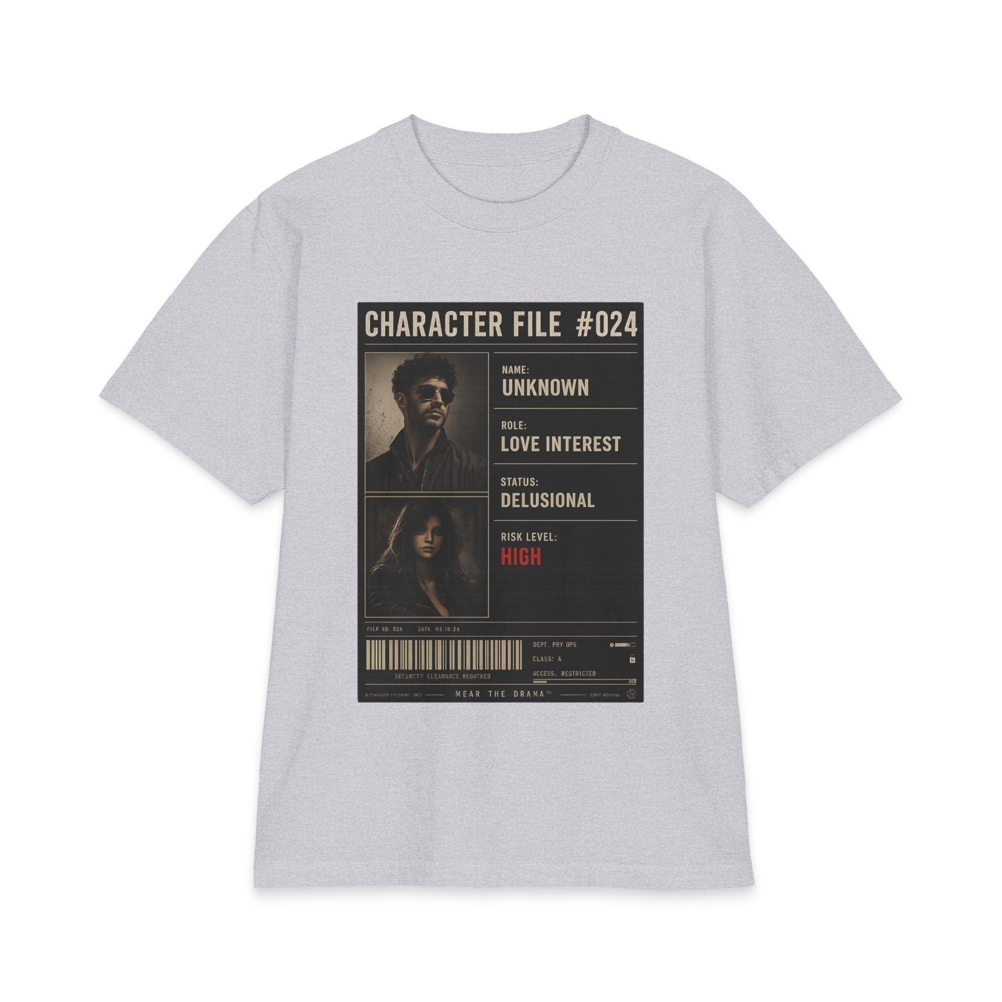 "Character File #024" — T-Shirt