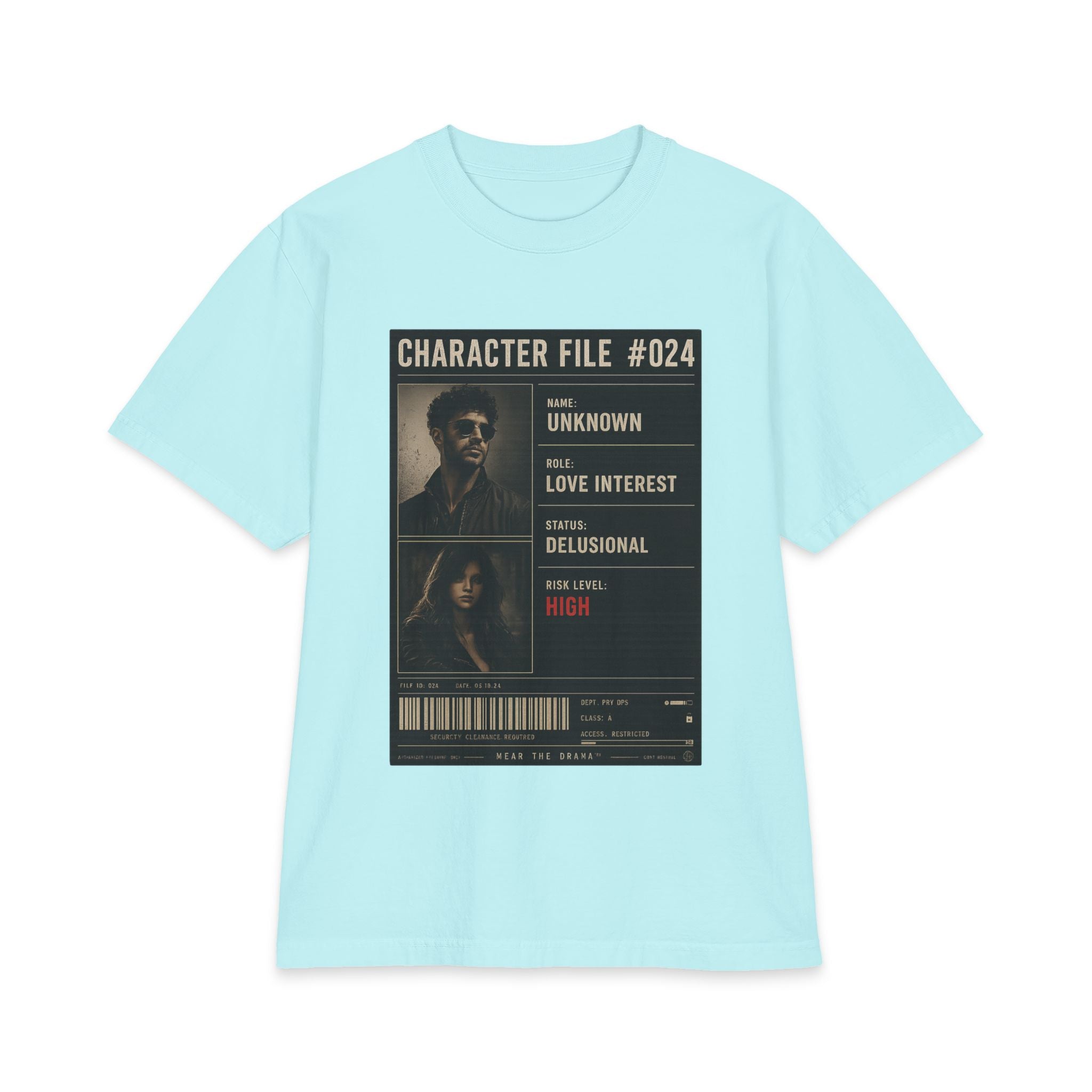 "Character File #024" — T-Shirt