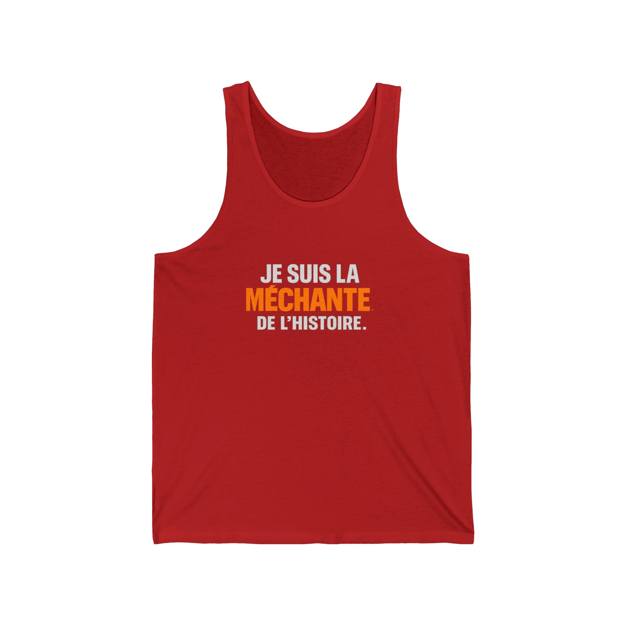 Tank Top — "Je suis la méchante de l'histoire" / "Directed by Chaos" French Graphic Tank
