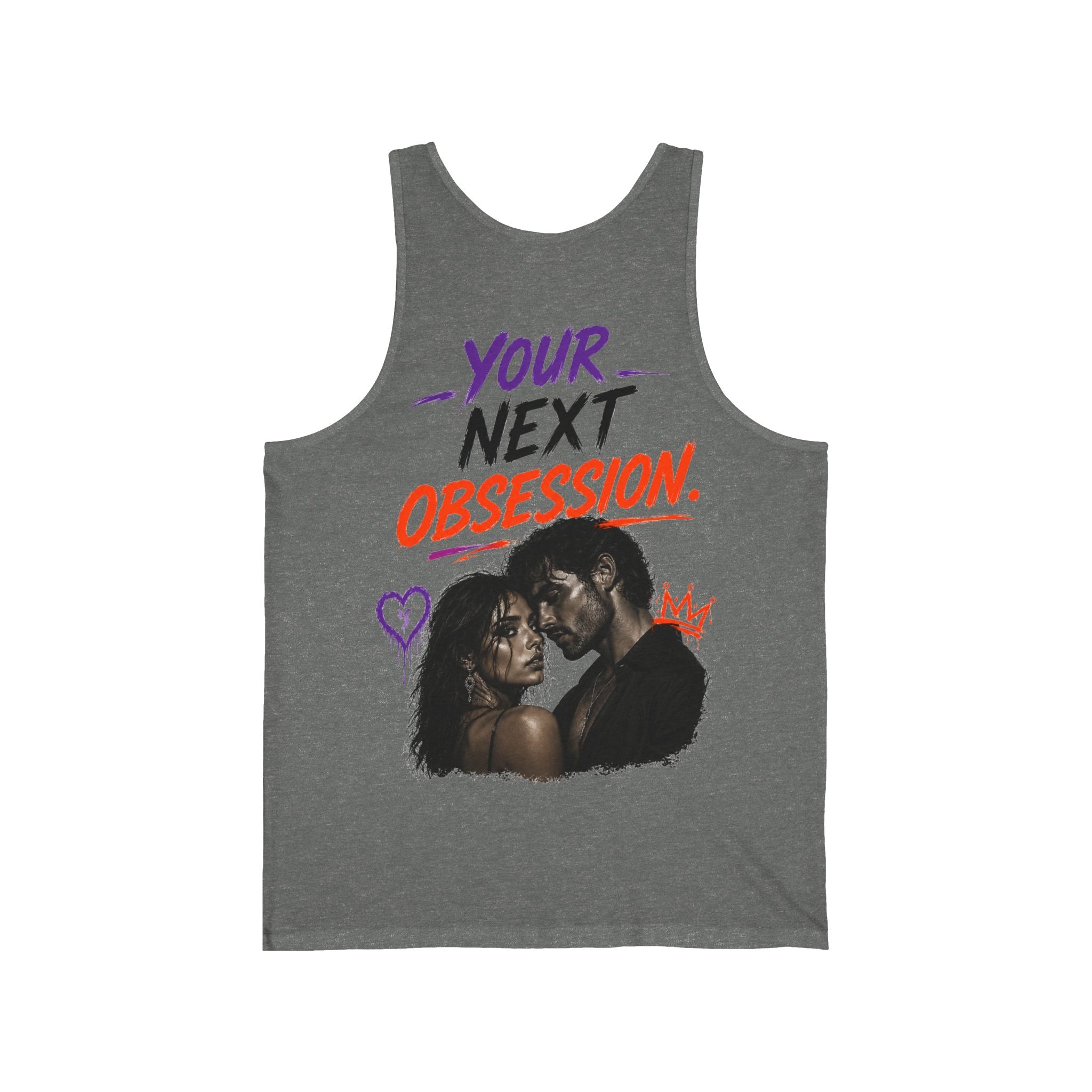 Tank Top — "We Kiss Like Enemies" Graphic Romantic Couple Tank