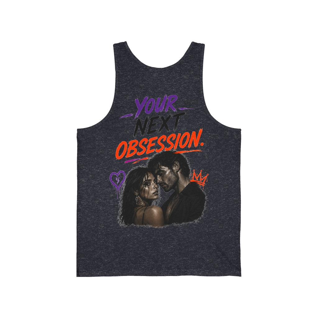 Tank Top — "We Kiss Like Enemies" Graphic Romantic Couple Tank