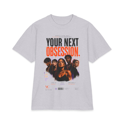 Graphic T-Shirt — "Your Next Obsession" Movie Poster Tee