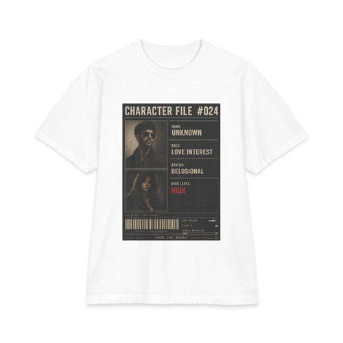 Character File Tee — "Character File #024: Unknown" Graphic T‑Shirt