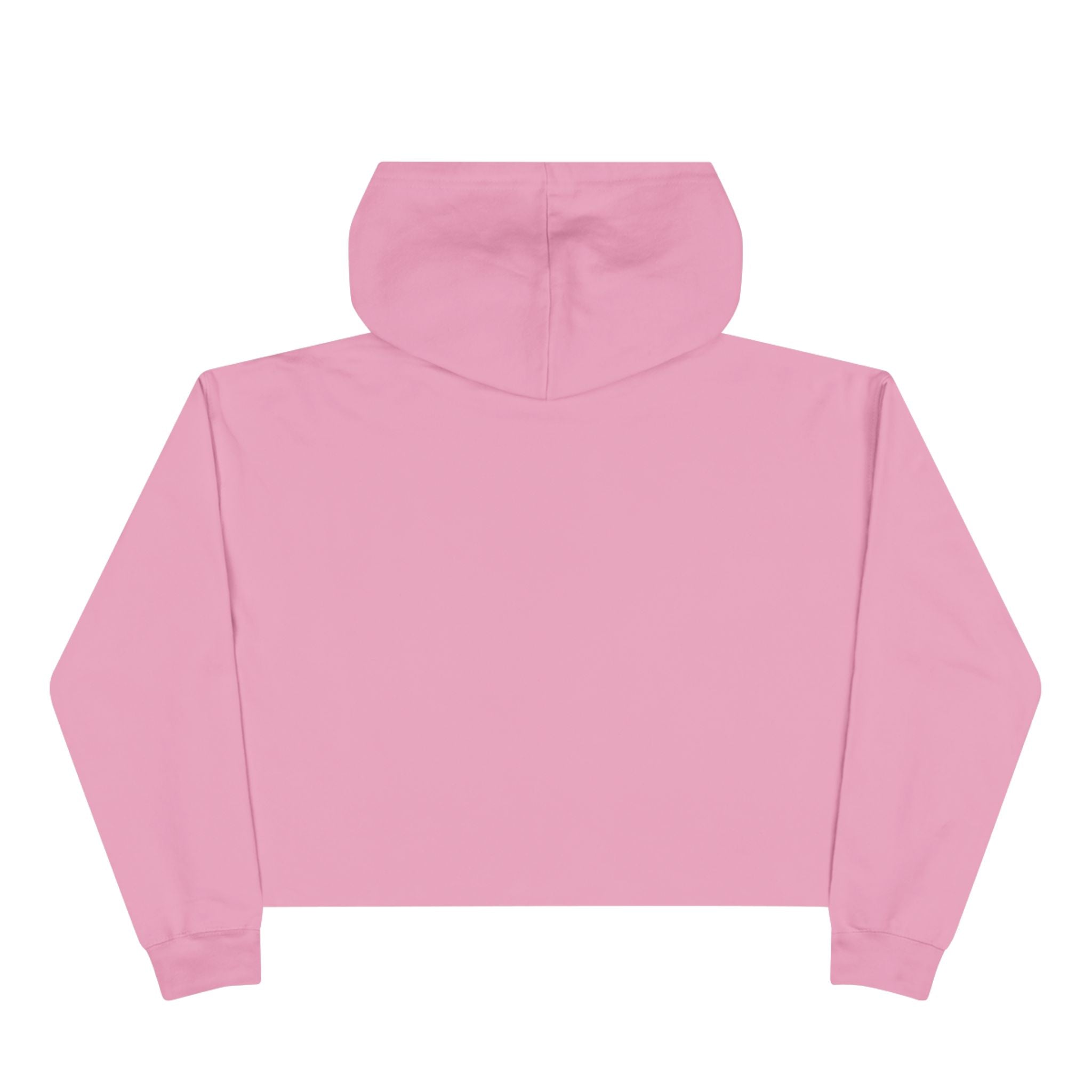 Too Much Drama Crop Hoodie — Retro Portrait Graphic Cropped Hoodie