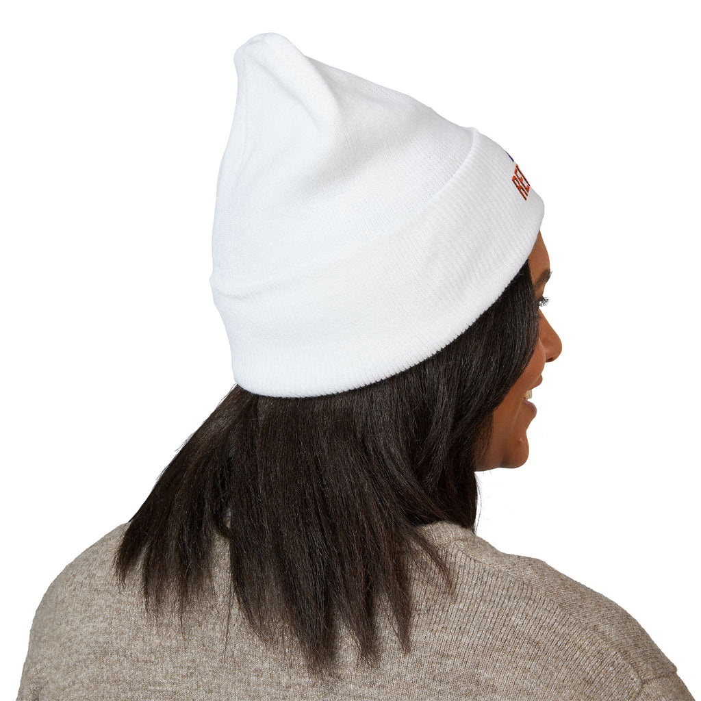 Embroidered 'Team Red Flags' Cuffed Beanie