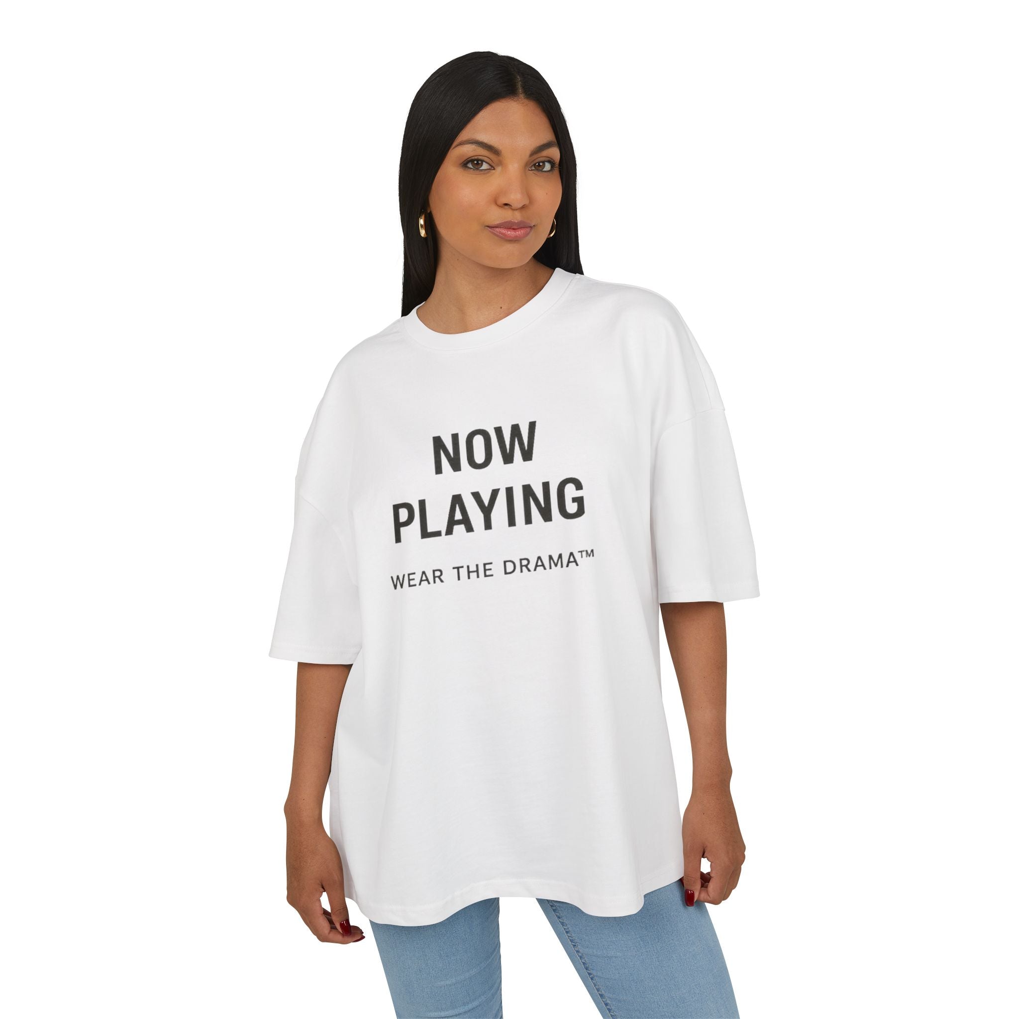 Now Playing Tee — "Wear the Drama" Music Player Graphic T-Shirt
