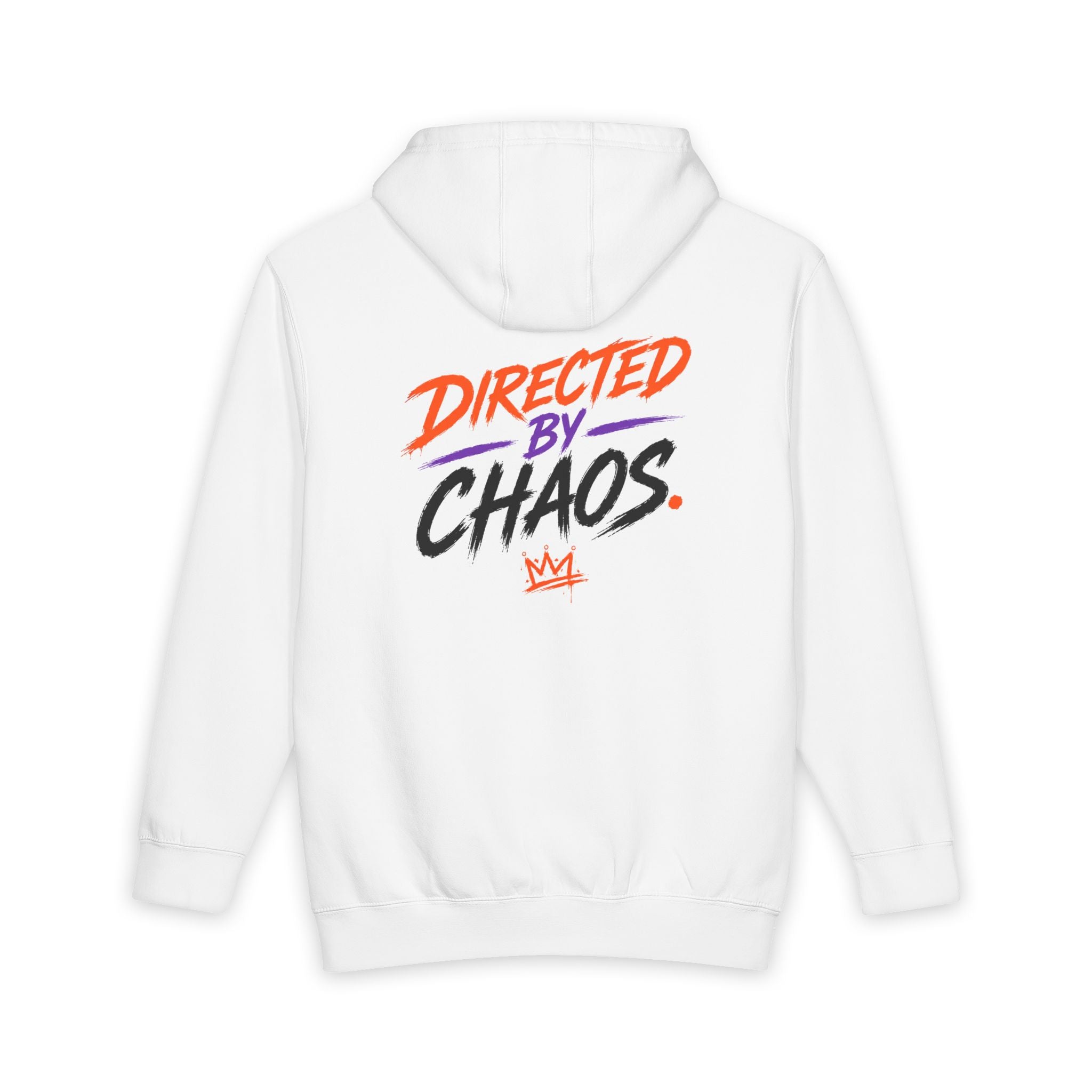 Directed By Chaos Hoodie — "Love Me Like a Bad Idea" Graphic Pullover