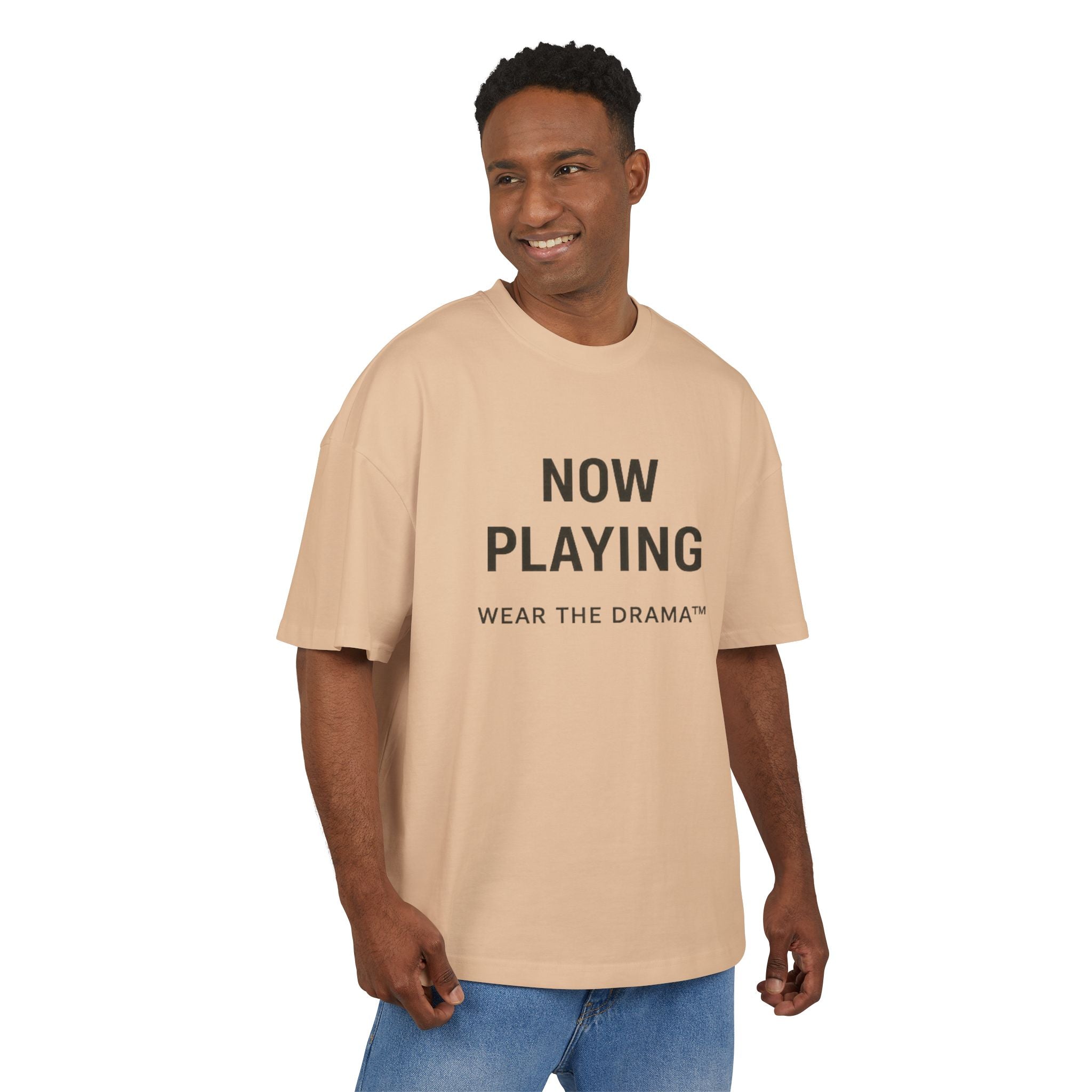 Now Playing Tee — "Wear the Drama" Music Player Graphic T-Shirt