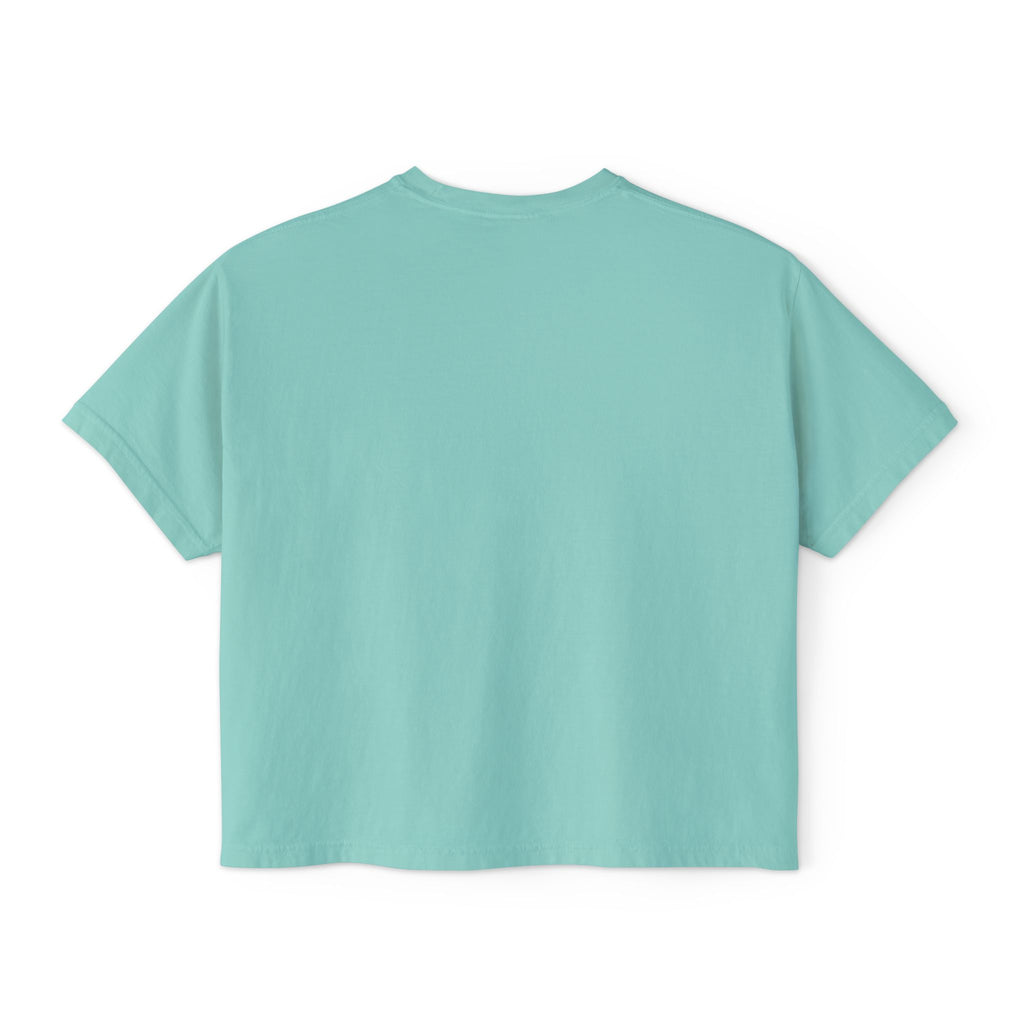 Boxy Tee — "100% Drama. Zero Filtre." Graphic Women's Crop Top