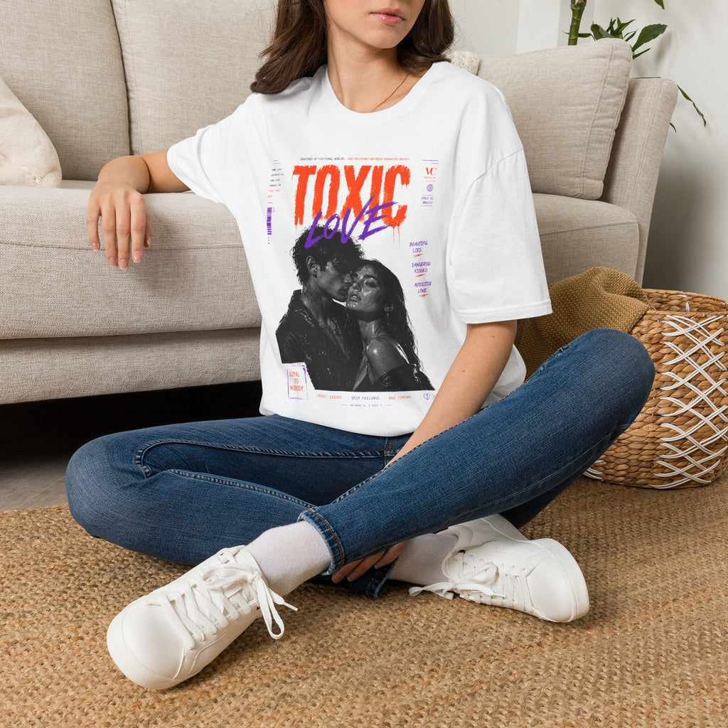 Toxic Love T-Shirt — Retro Grunge Couple Graphic Tee
