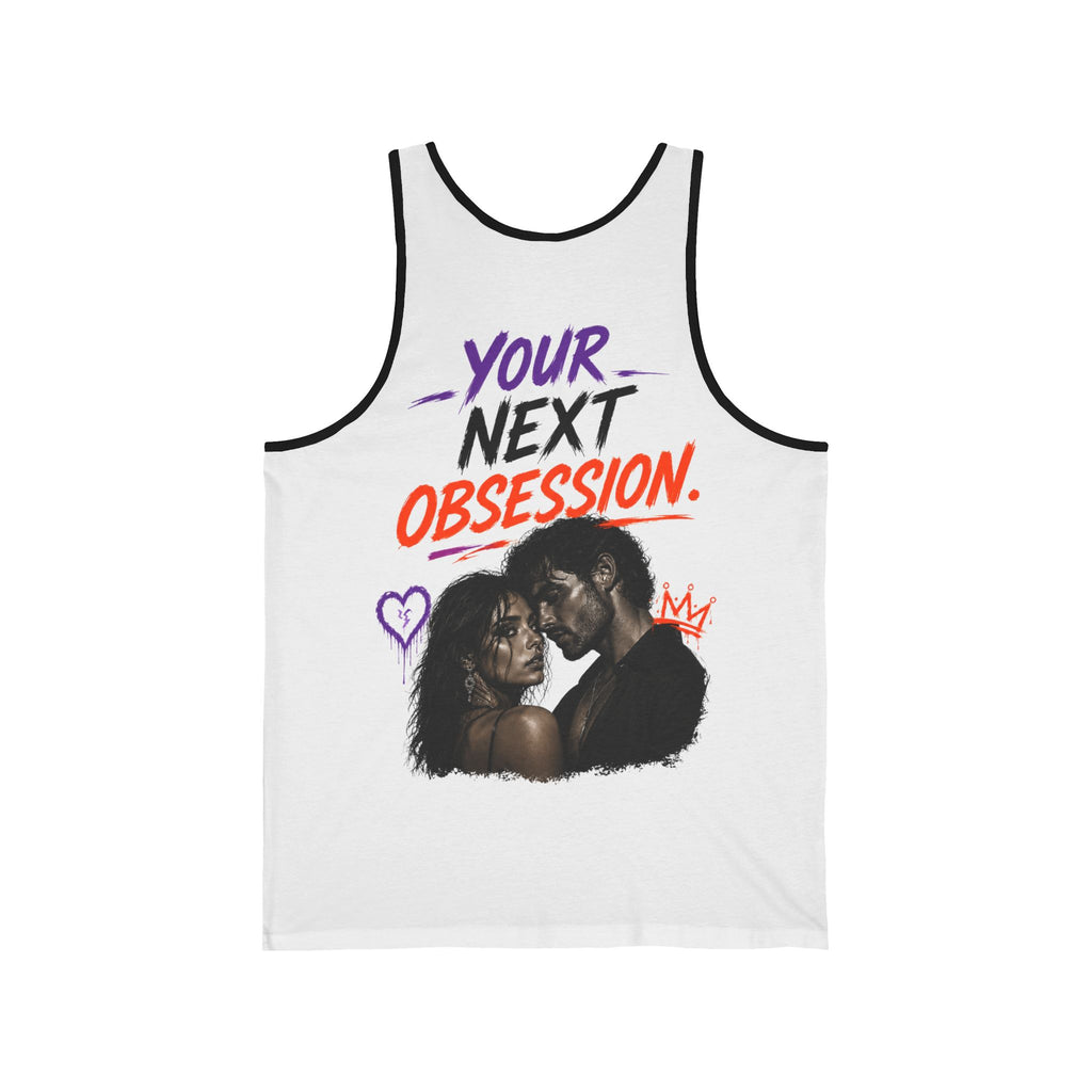 Tank Top — "We Kiss Like Enemies" Graphic Romantic Couple Tank